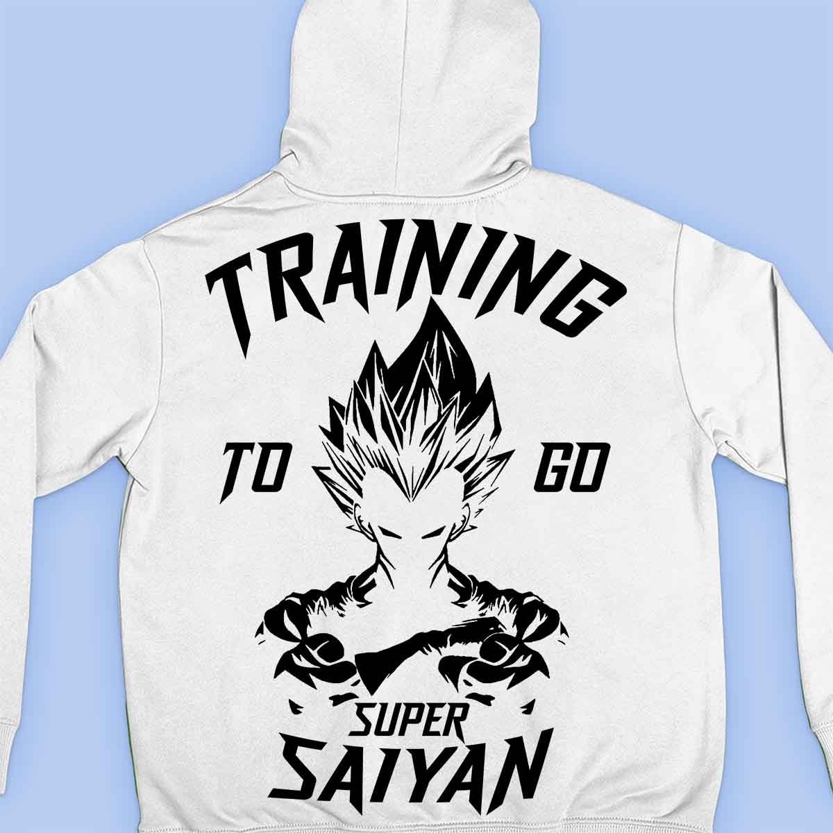 Saiyan - Premium hoodie, unisex-rugafdruk