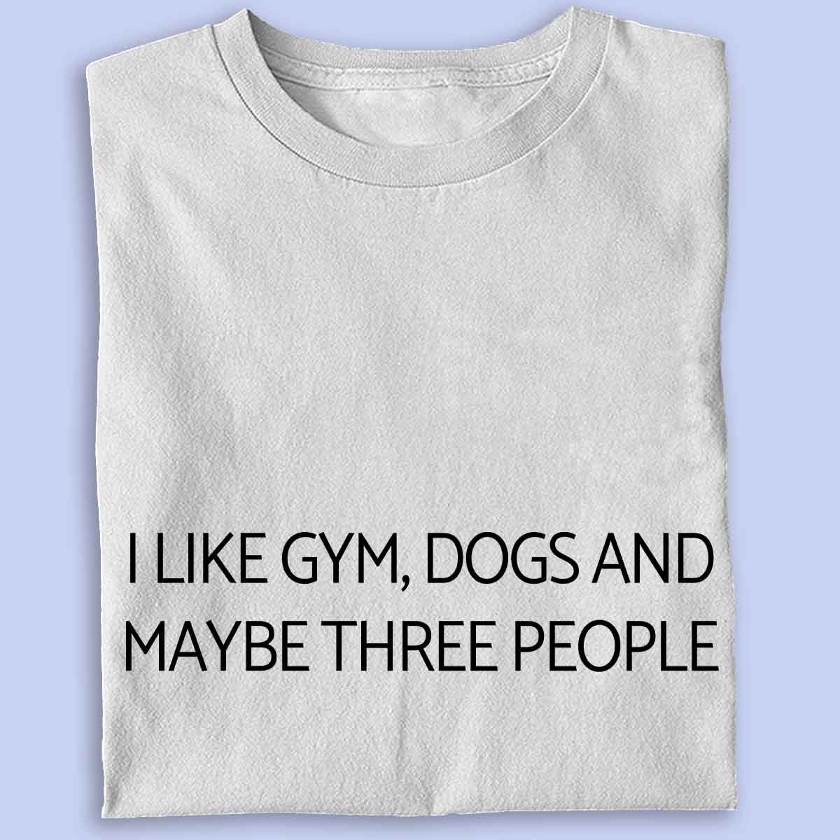 Gym en honden - Premium shirt unisex