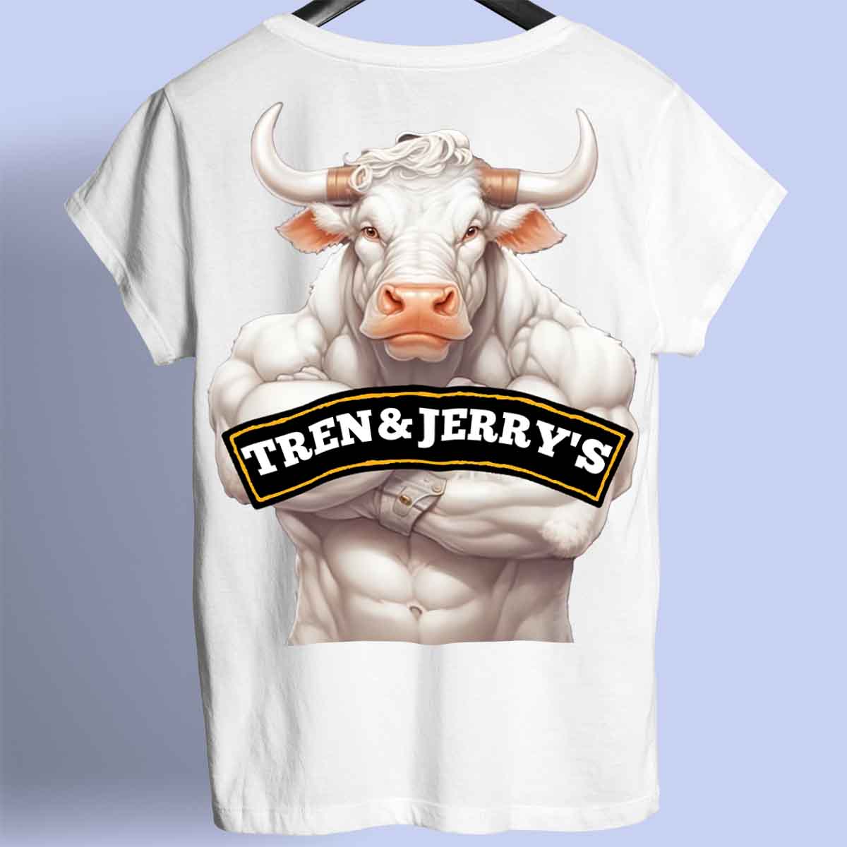 Tren&Jerry's - Premium shirt, unisex-rugafdruk