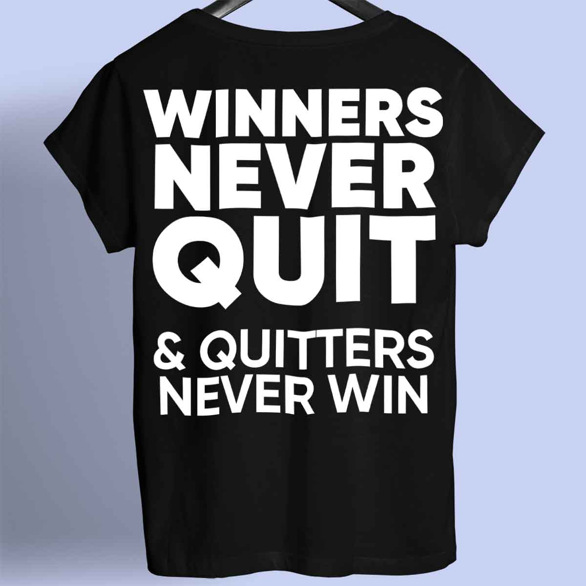 Nooit - Premium shirt, unisex-rugafdruk