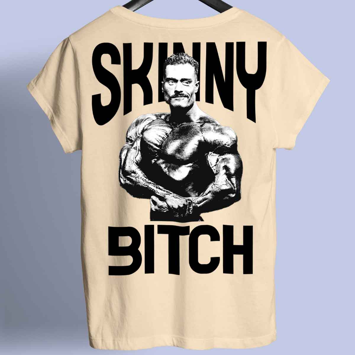 Skinny - Premium shirt, unisex-rugafdruk