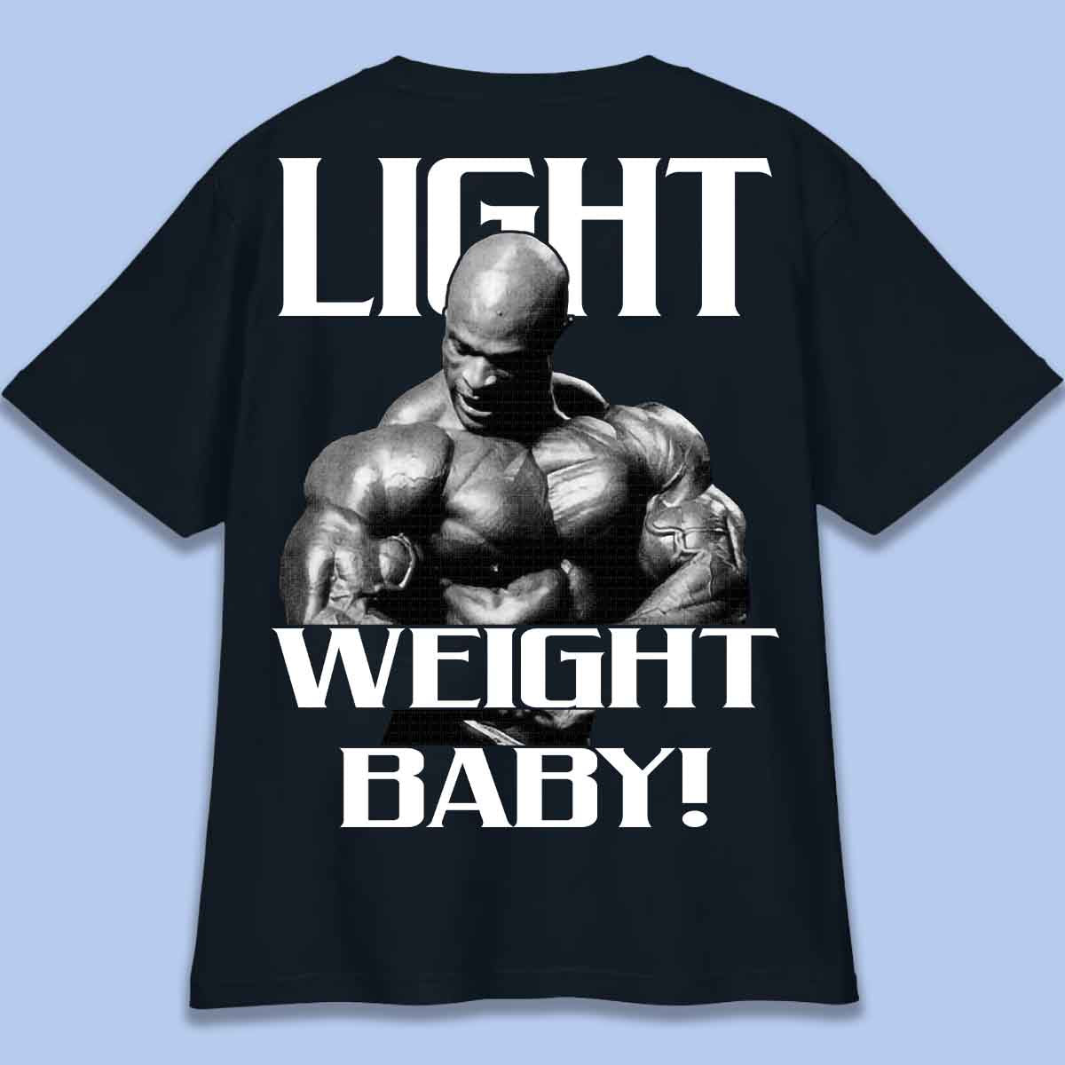 Lichtgewicht - T-shirt oversized unisex-rugafdruk