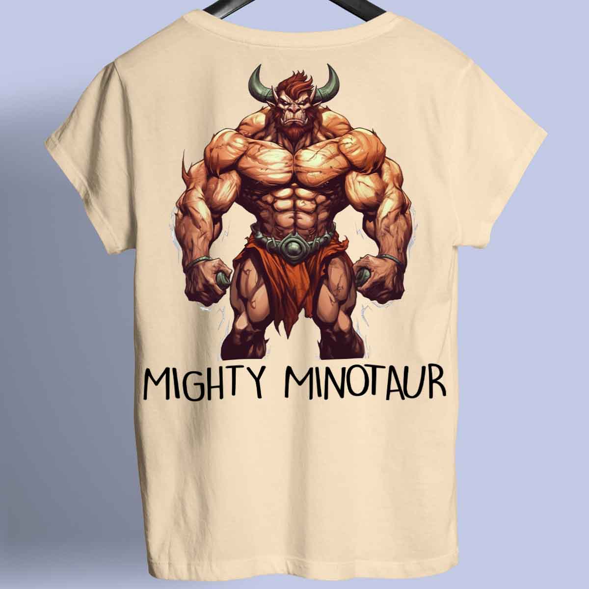 Mighty Minotaur - Premium shirt Unisex-rugafdruk