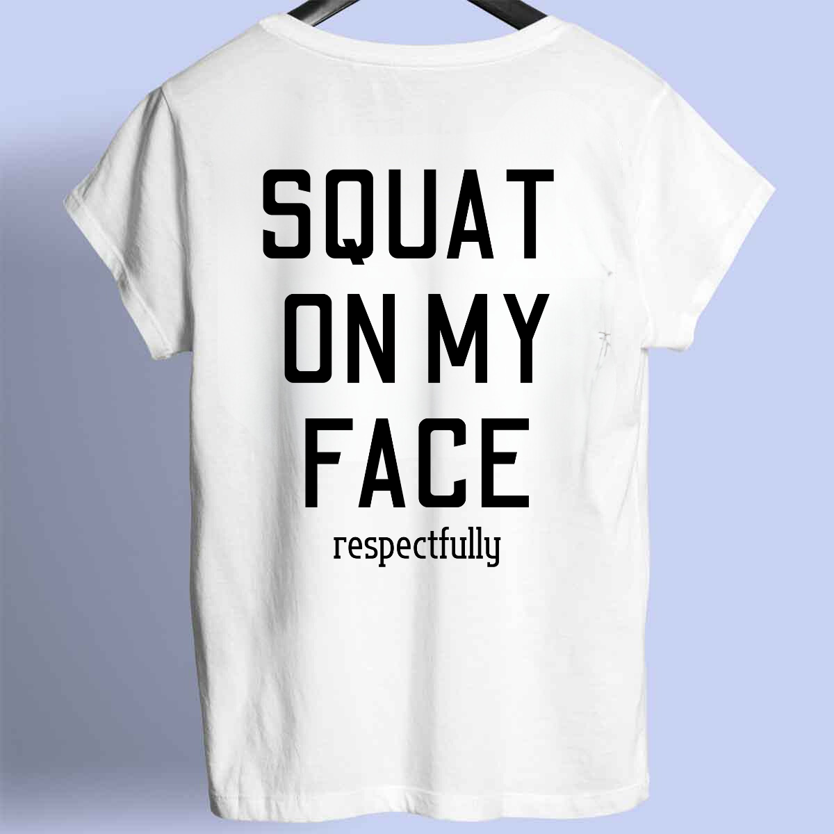 SQUAT - Premium shirt, unisex print op de voorkant