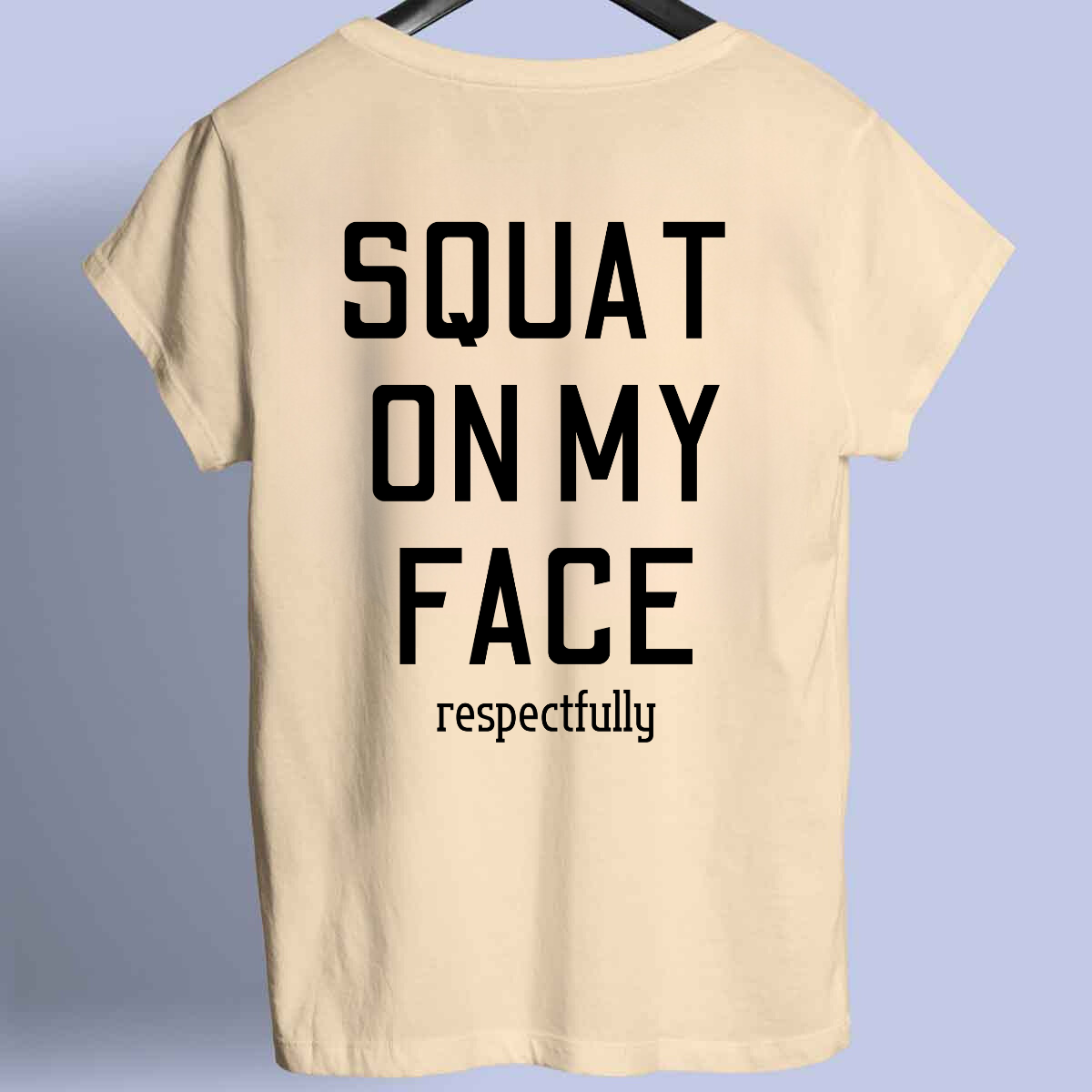 SQUAT - Premium shirt, unisex print op de voorkant