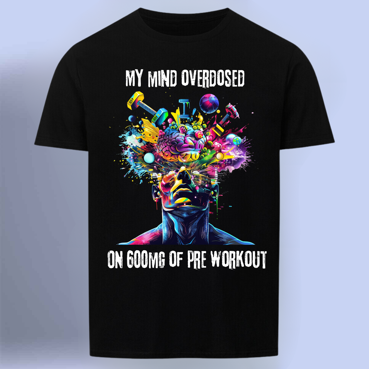 Overdosis - Premium shirt Unisex print op de voorkant