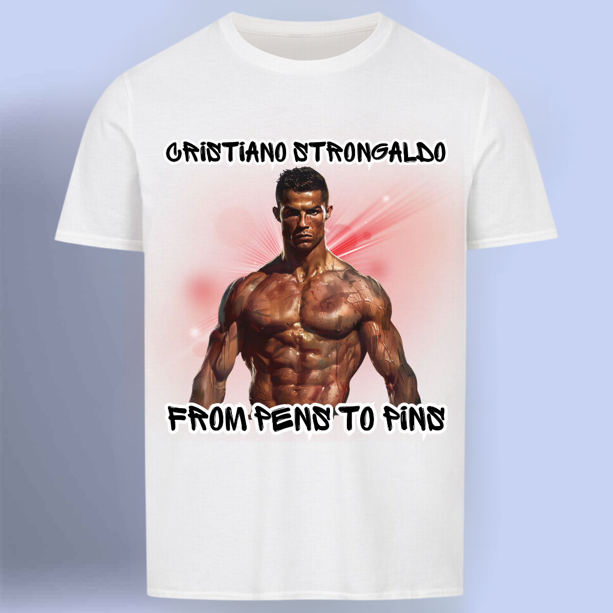 Strongaldo - Premium shirt Unisex print op de voorkant