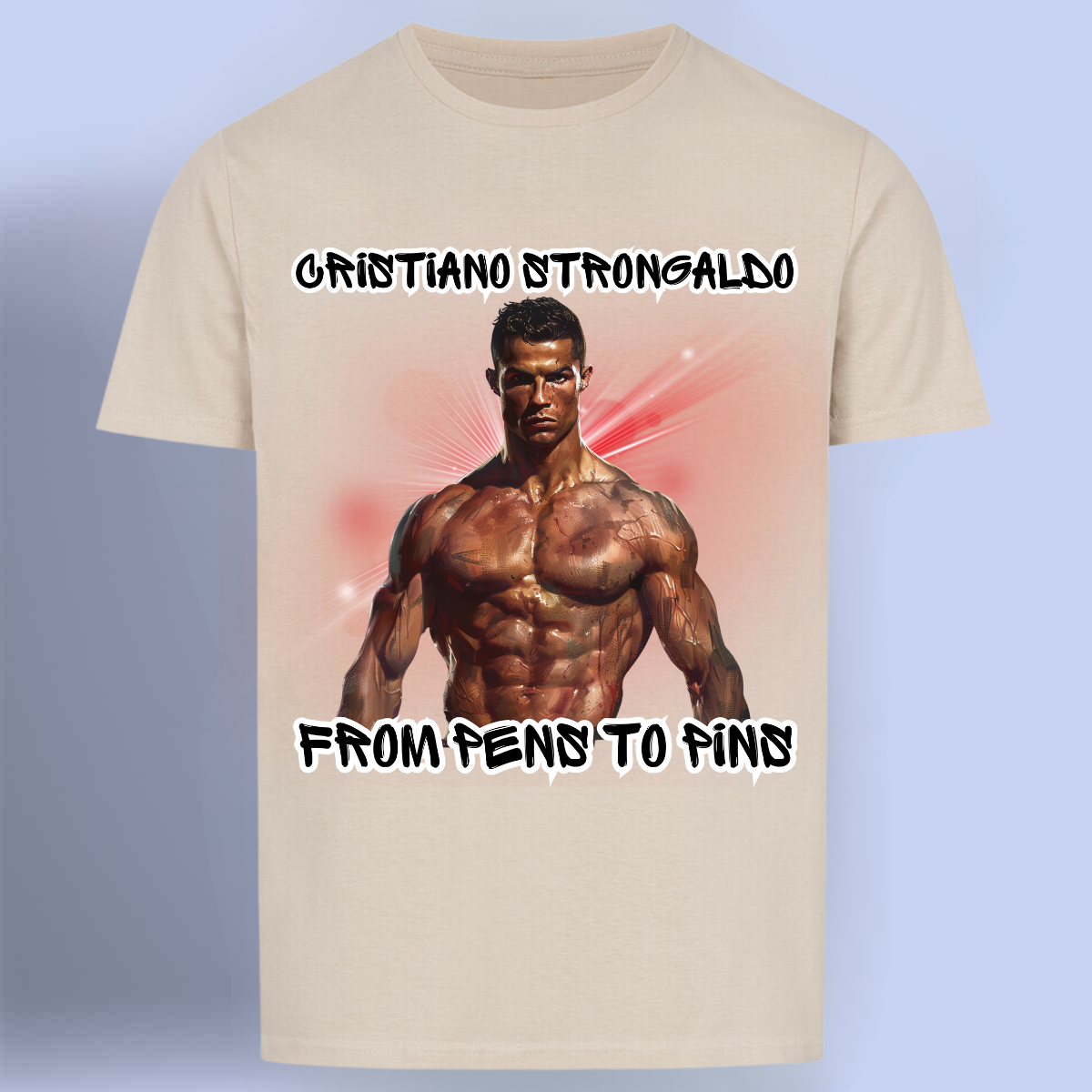 Strongaldo - Premium shirt Unisex print op de voorkant