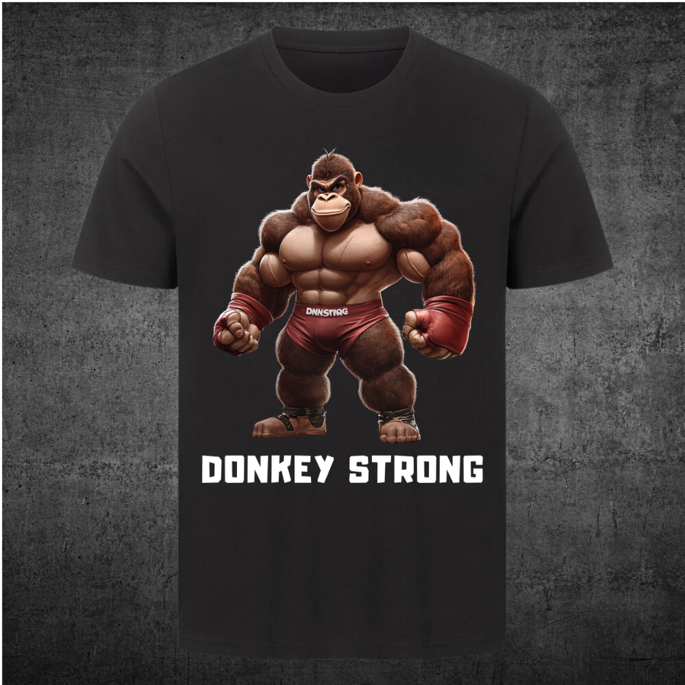 Donkey Strong - Premium Shirt Unisex front print