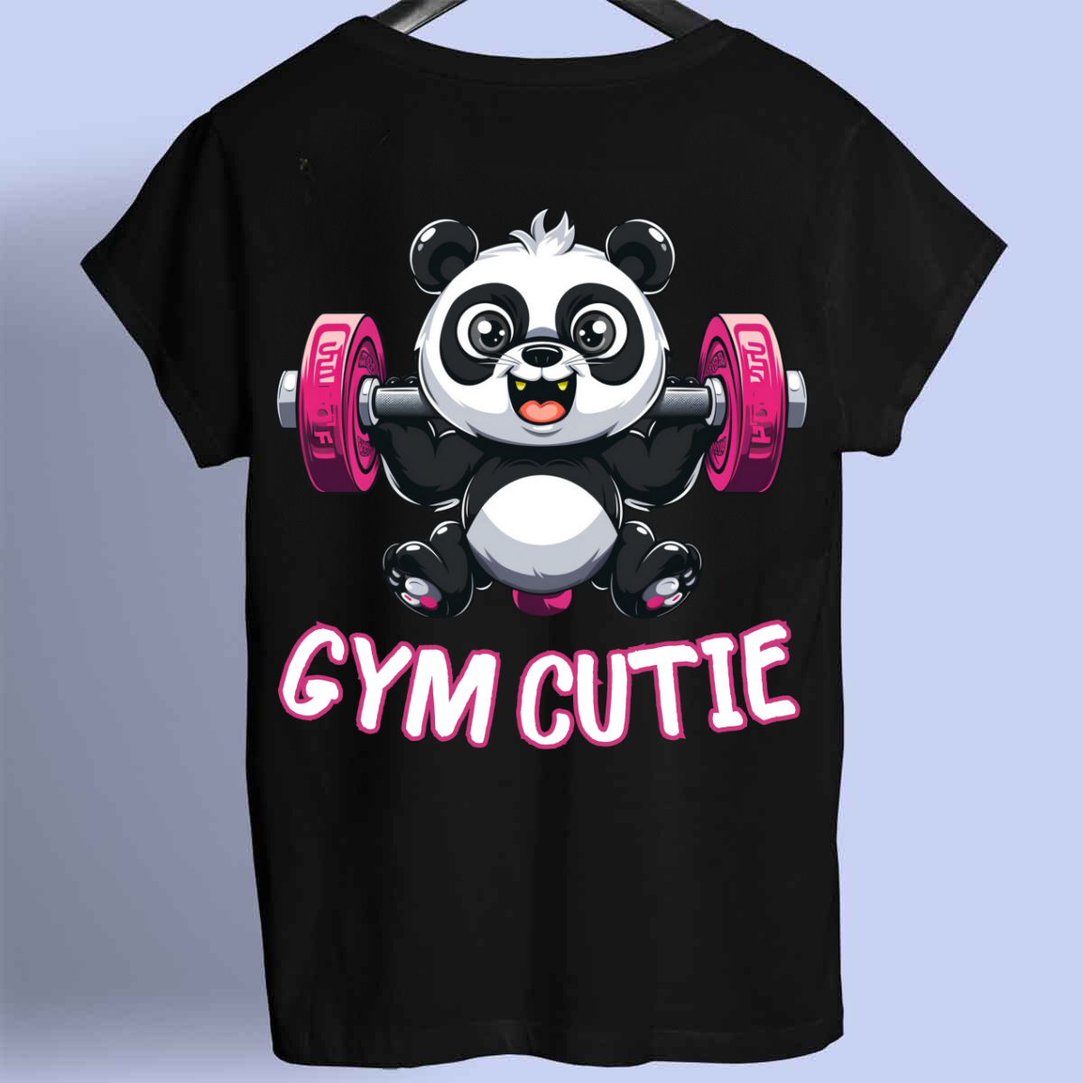 Gym Cutie - Premium shirt Unisex print op de voorkant