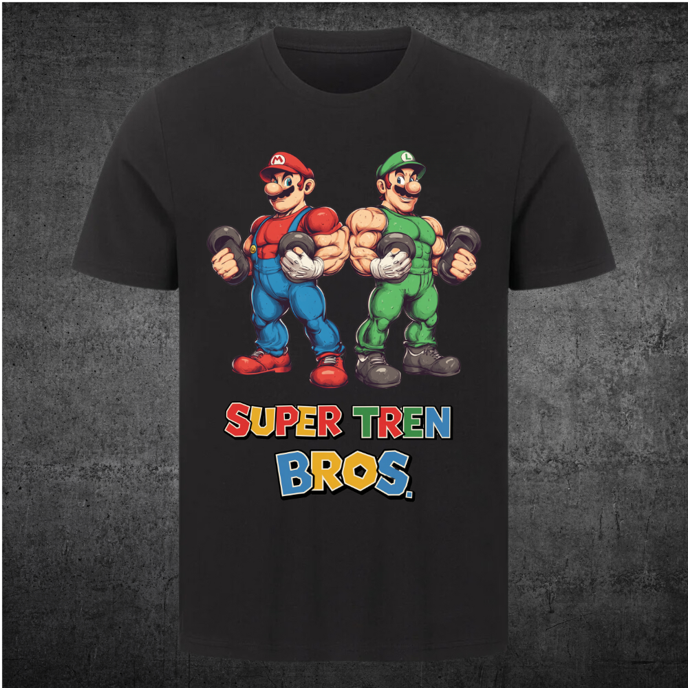 Super Tren Bros - Premium shirt, unisex print op de voorkant