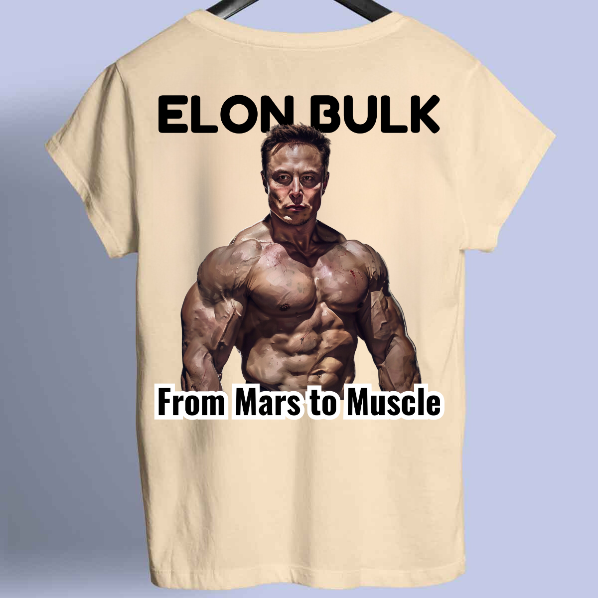 Elon Bulk - Premium shirt, unisex-rugafdruk