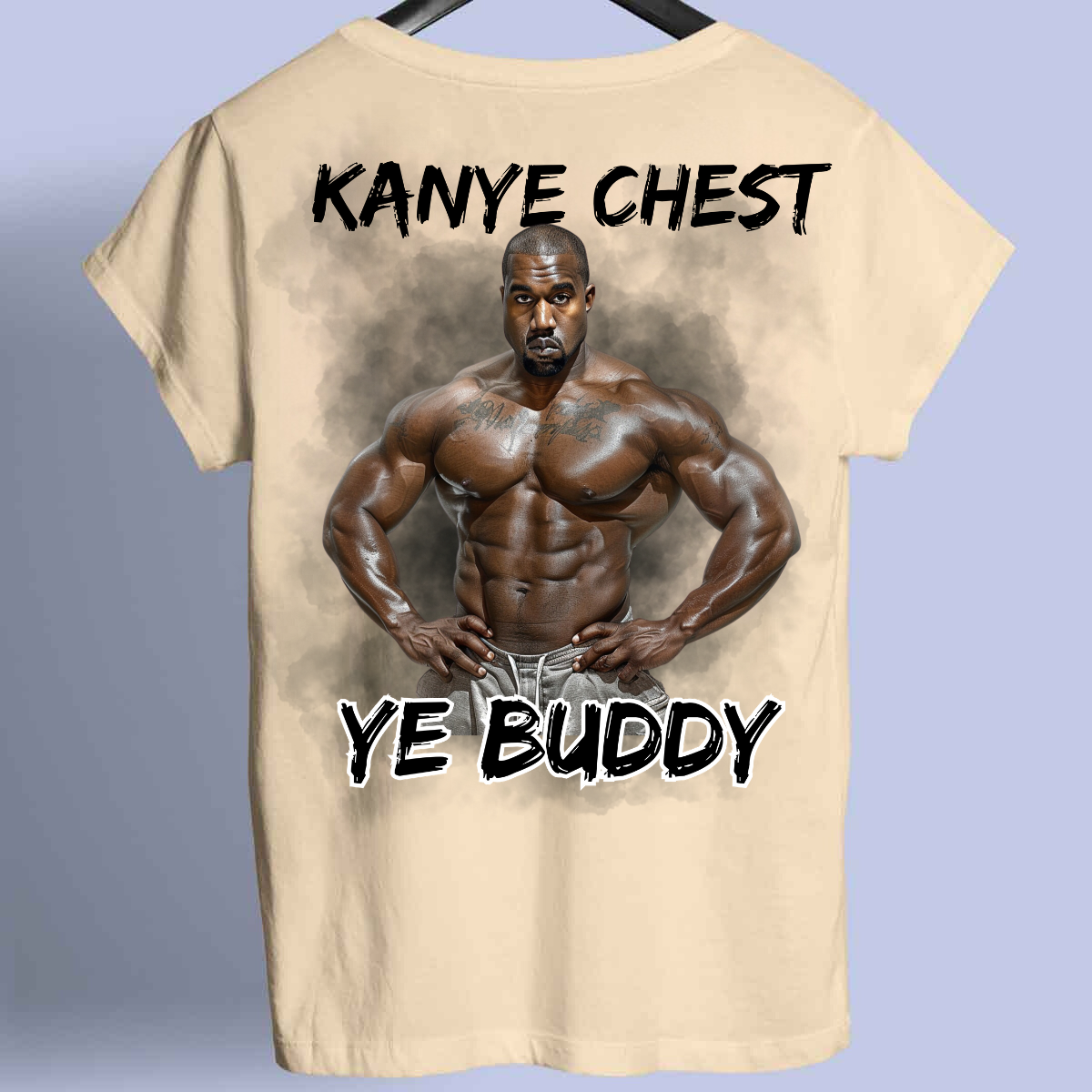 Kanye Chest - Premium shirt, unisex-rugafdruk