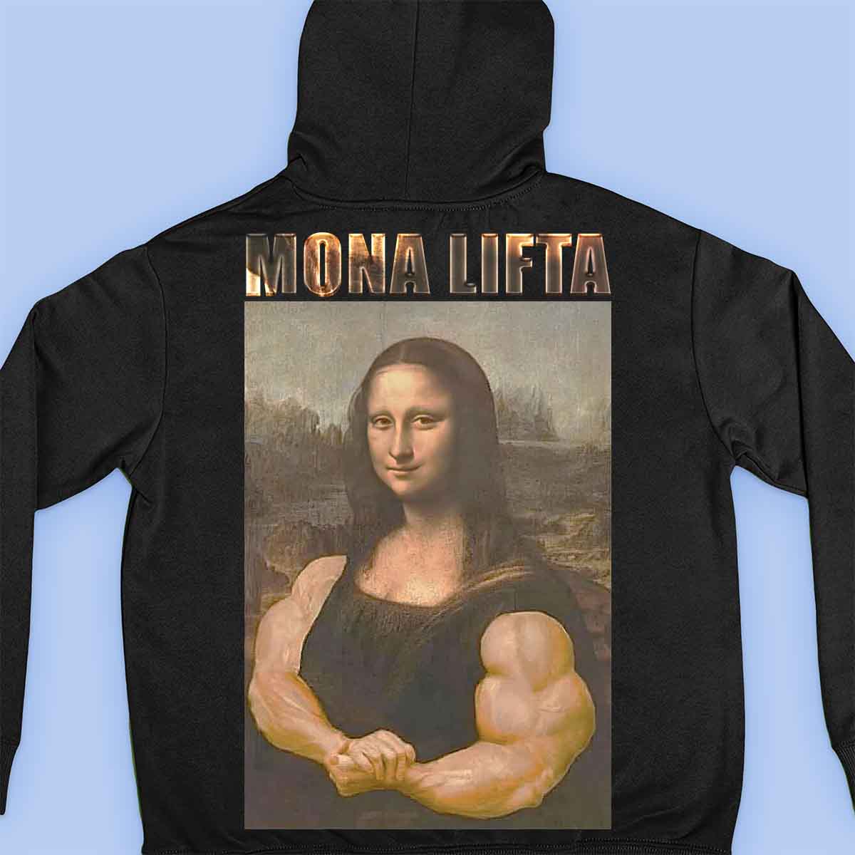 Mona Lifta - Premium hoodie, unisex-rugafdruk