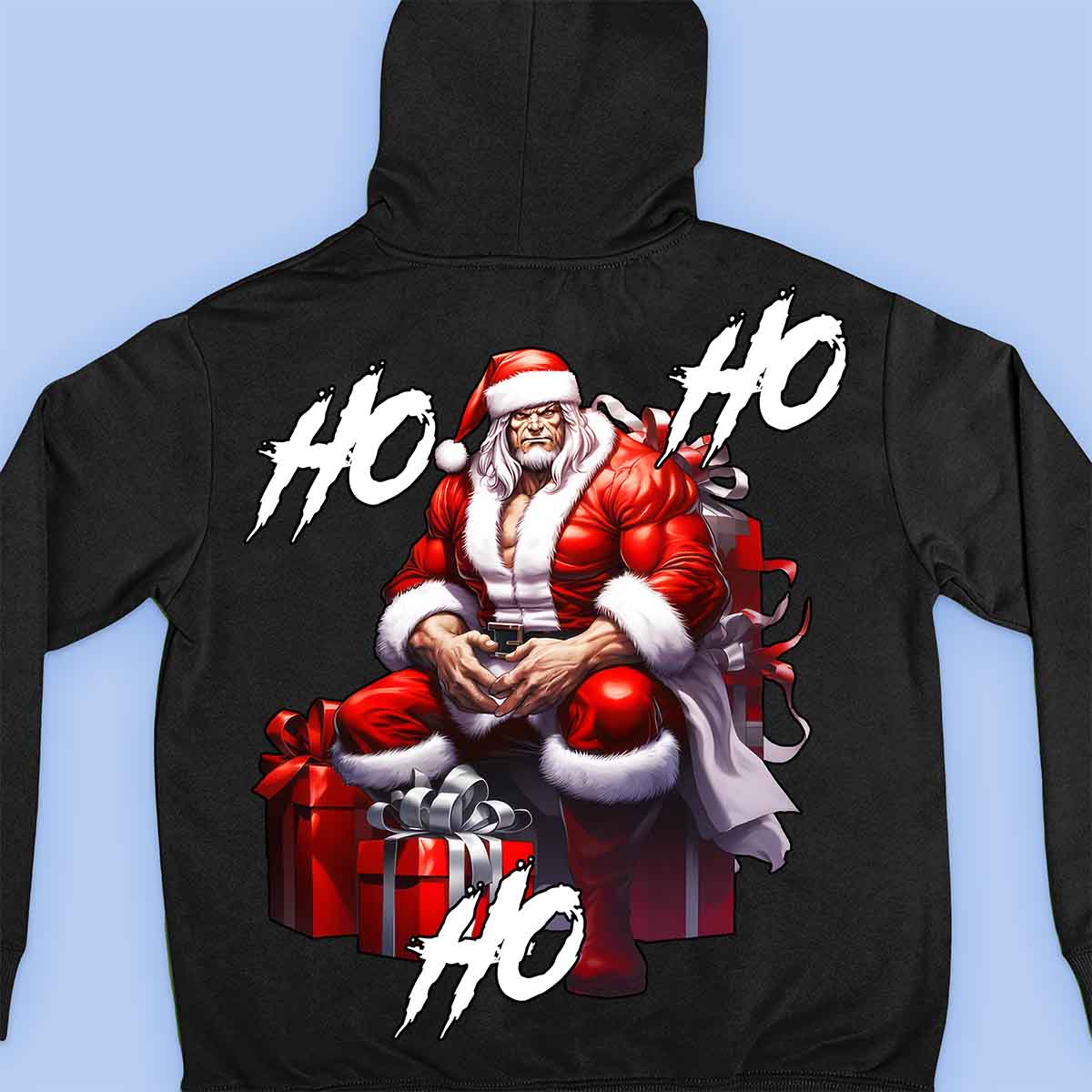 Ho Ho Ho - Premium hoodie, unisex-rugafdruk