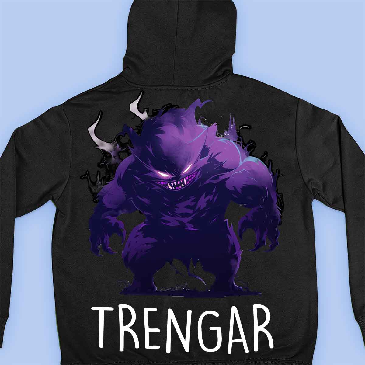 Trengar - Premium hoodie, unisex-rugafdruk