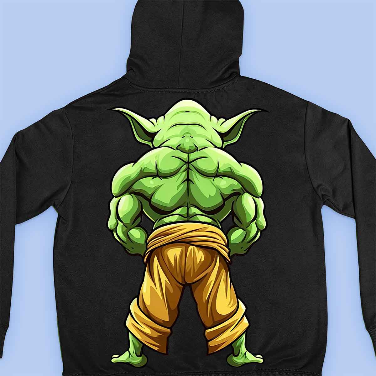 Yoda Back - Premium Hoodie Unisex Backprint