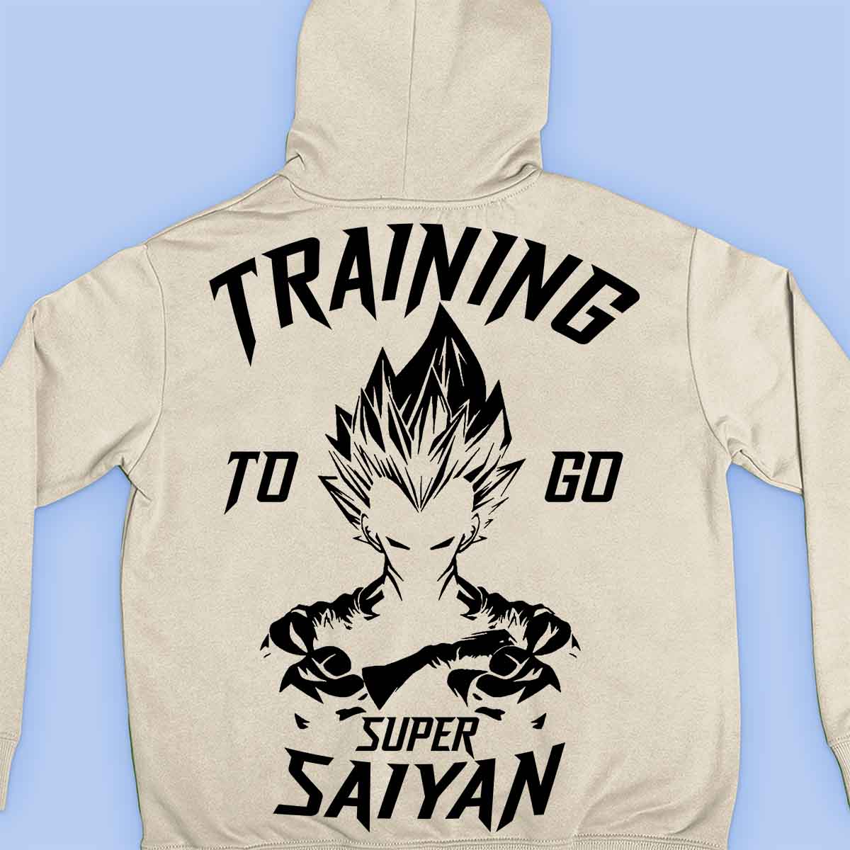 Saiyan - Premium hoodie, unisex-rugafdruk