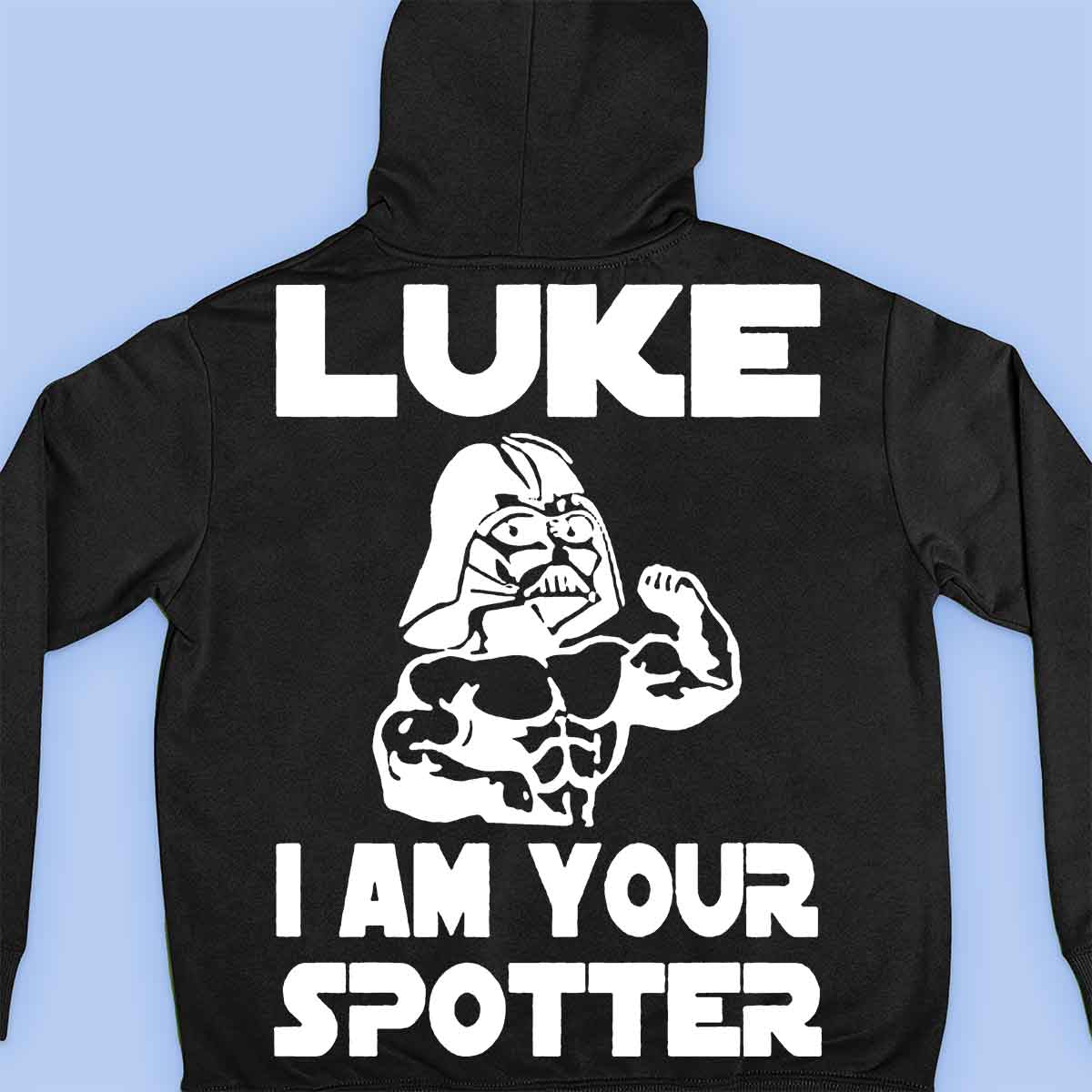 Your Spotter - Premium hoodie, unisex-rugafdruk