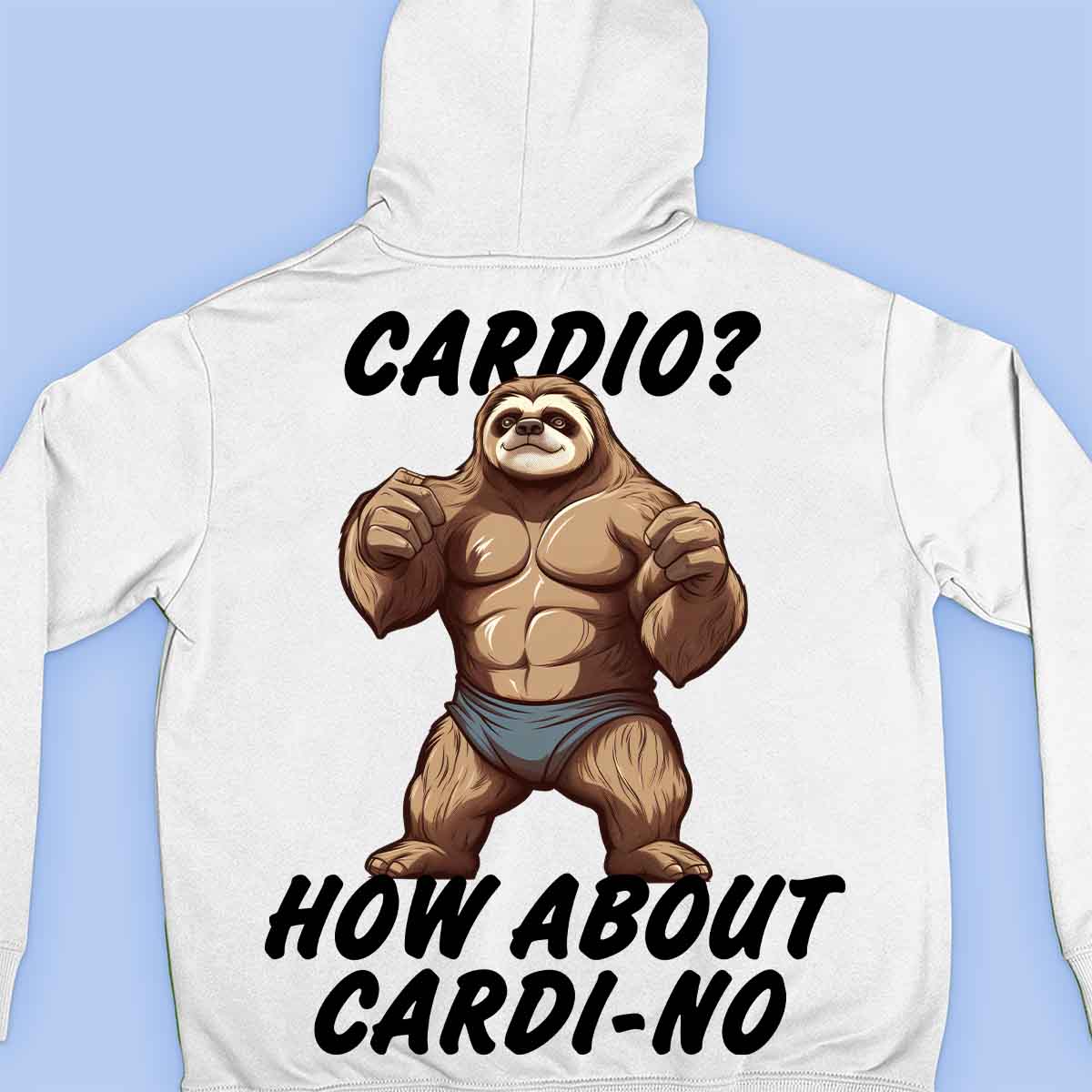 Cardio - Premium hoodie, unisex-rugafdruk