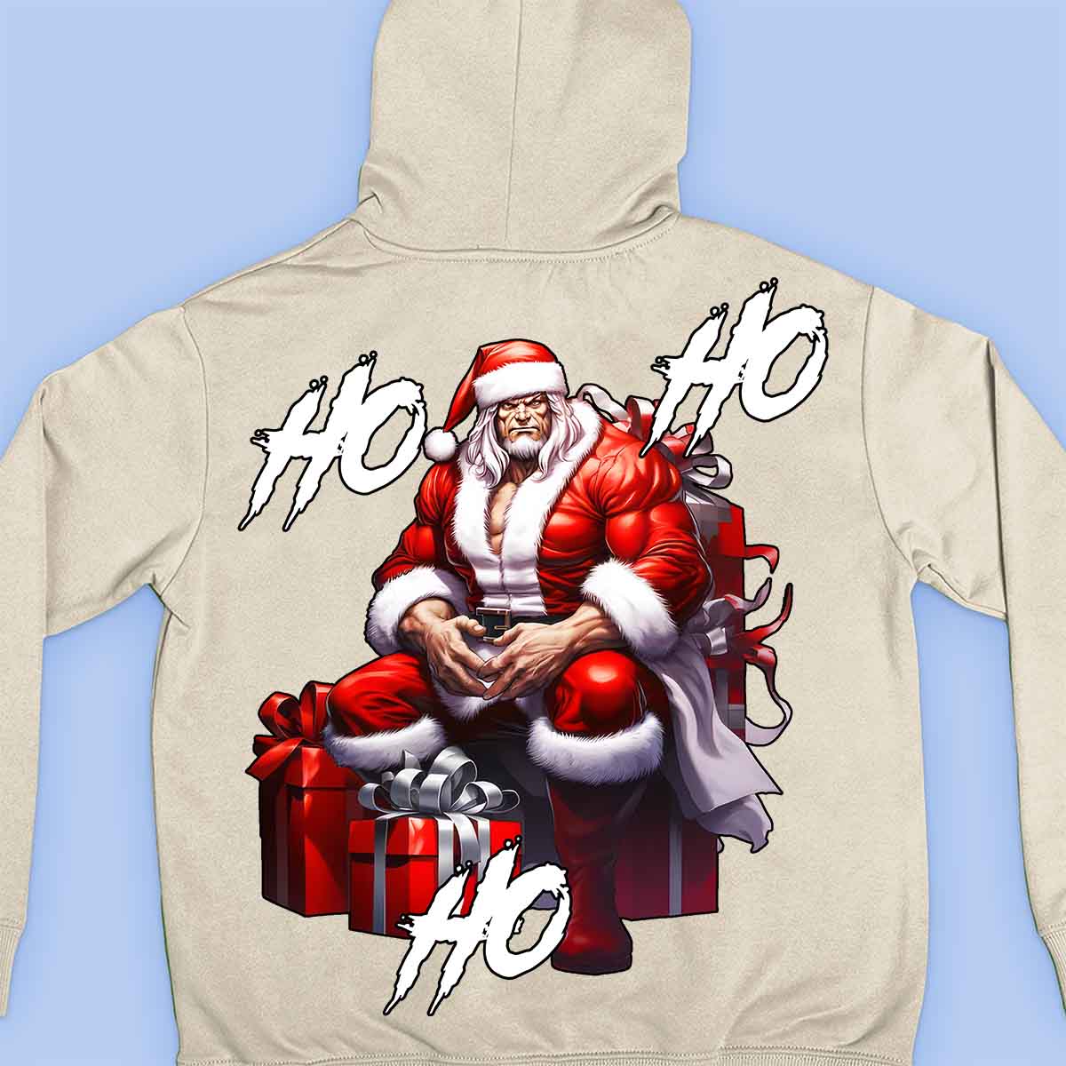 Ho Ho Ho - Premium hoodie, unisex-rugafdruk