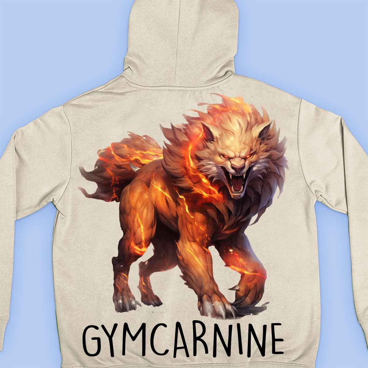 Gymcarnine - Premium hoodie, unisex-rugafdruk