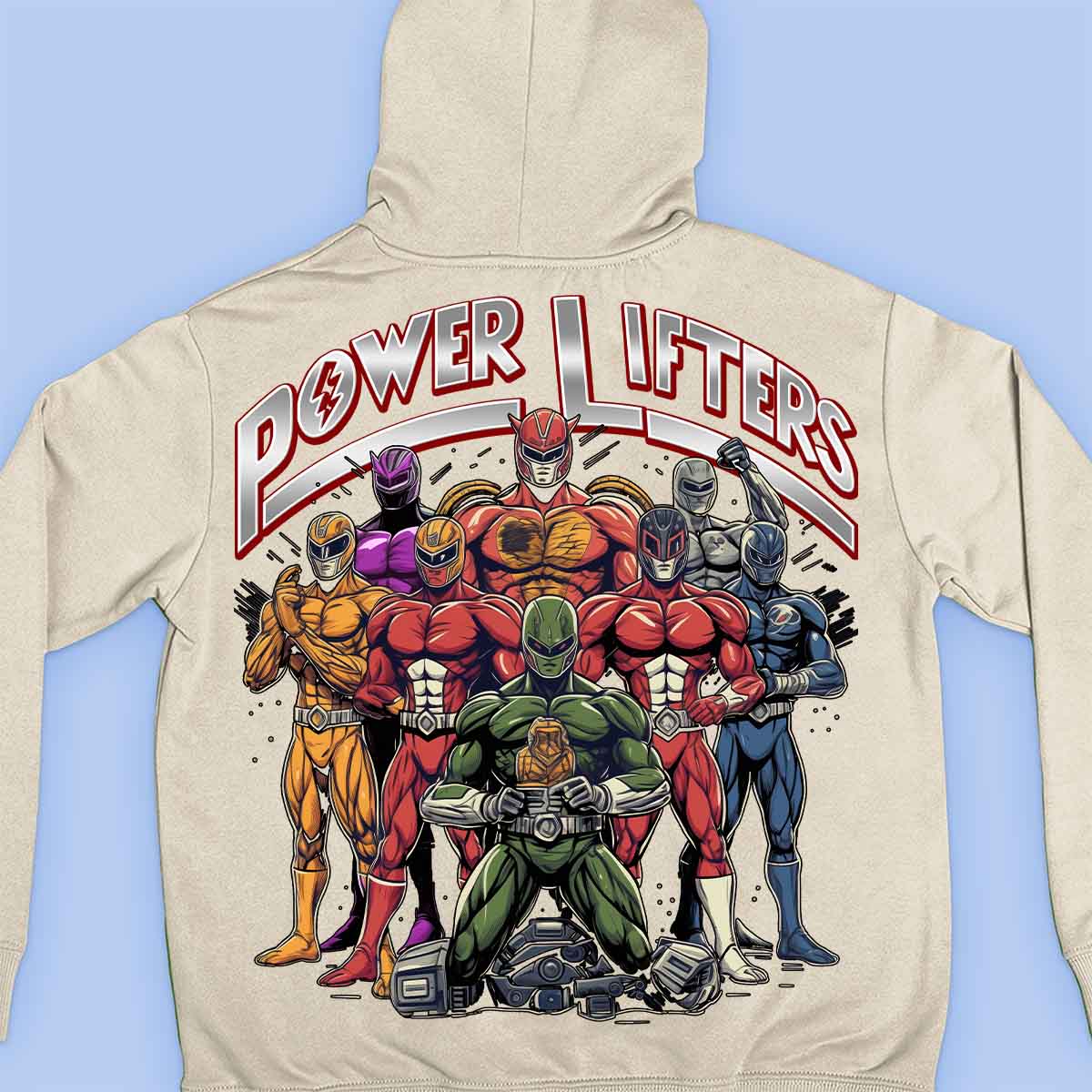 Power Lifters - Premium Hoodie Unisex Backprint