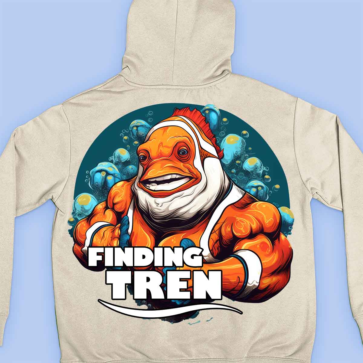 Finding Tren - Premium Hoodie Unisex Backprint