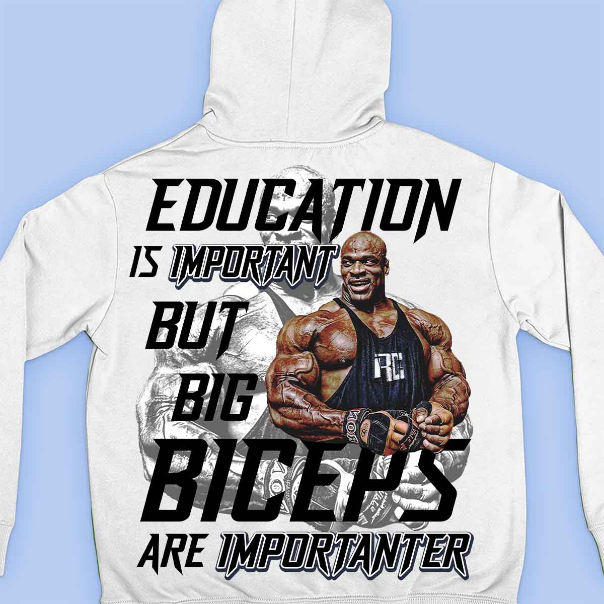 Onderwijs - Premium hoodie, unisex-rugafdruk