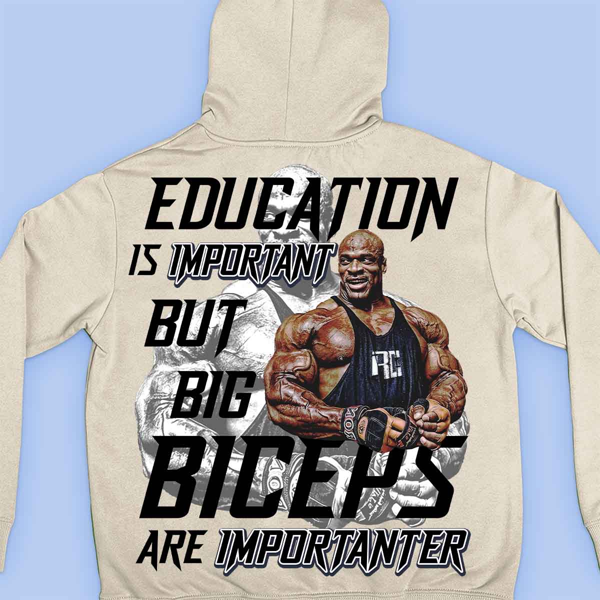 Onderwijs - Premium hoodie, unisex-rugafdruk