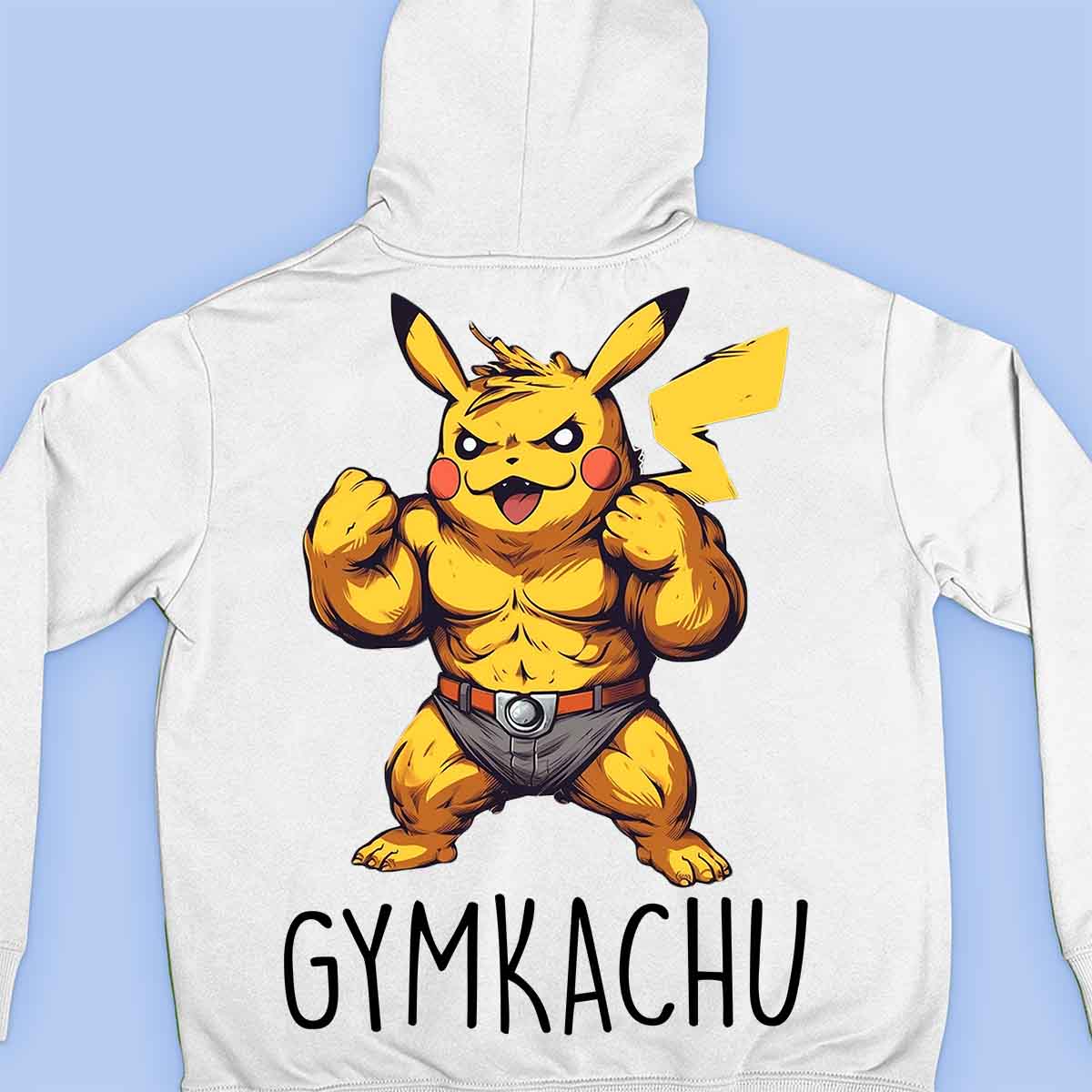 Gymkachu - Premium hoodie, unisex-rugafdruk