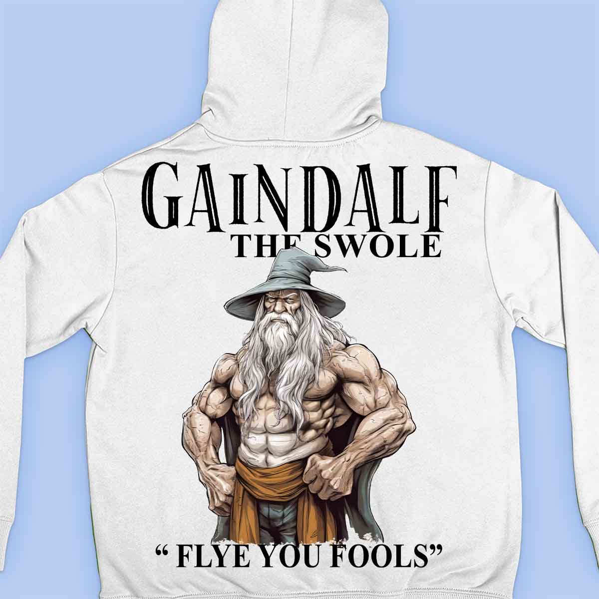 Gaindalf - Premium hoodie, unisex-rugafdruk