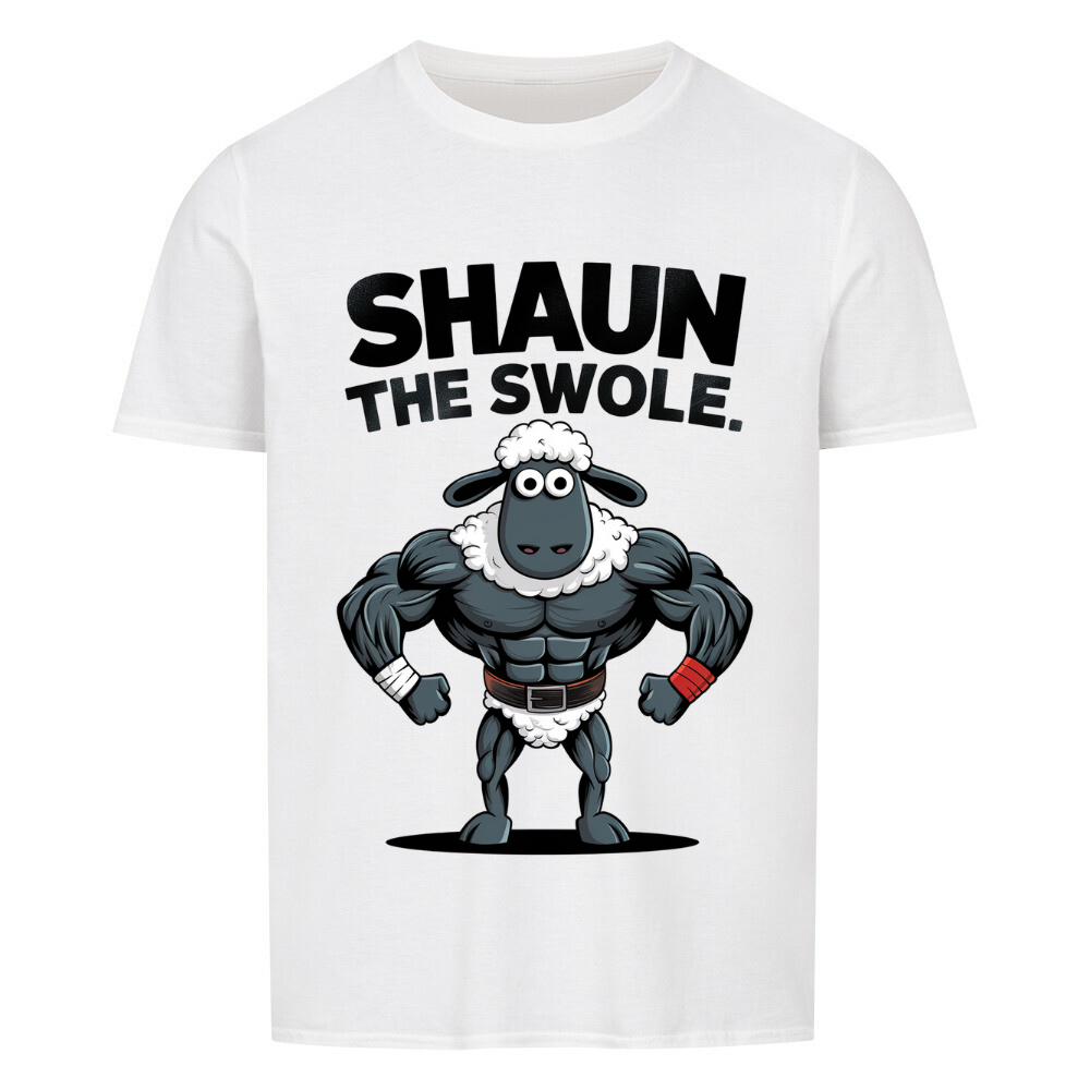 Shaun The Swole - Premium shirt, unisex print op de voorkant