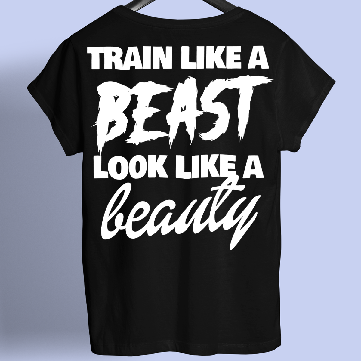 Beast & Beauty - Premium shirt, unisex-rugafdruk