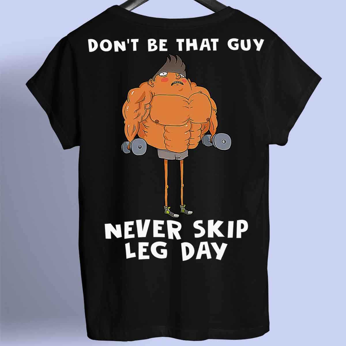 Skip Leg Day - Premium T-shirt, unisex-rugafdruk