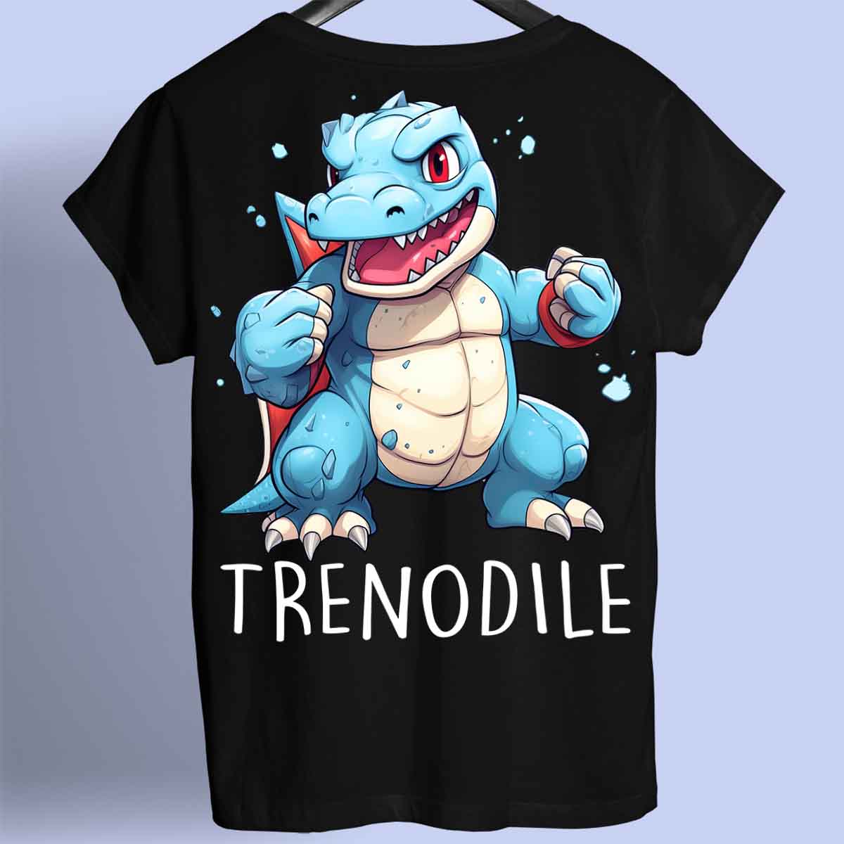 Trenodile - Premium T-shirt, unisex-rugafdruk