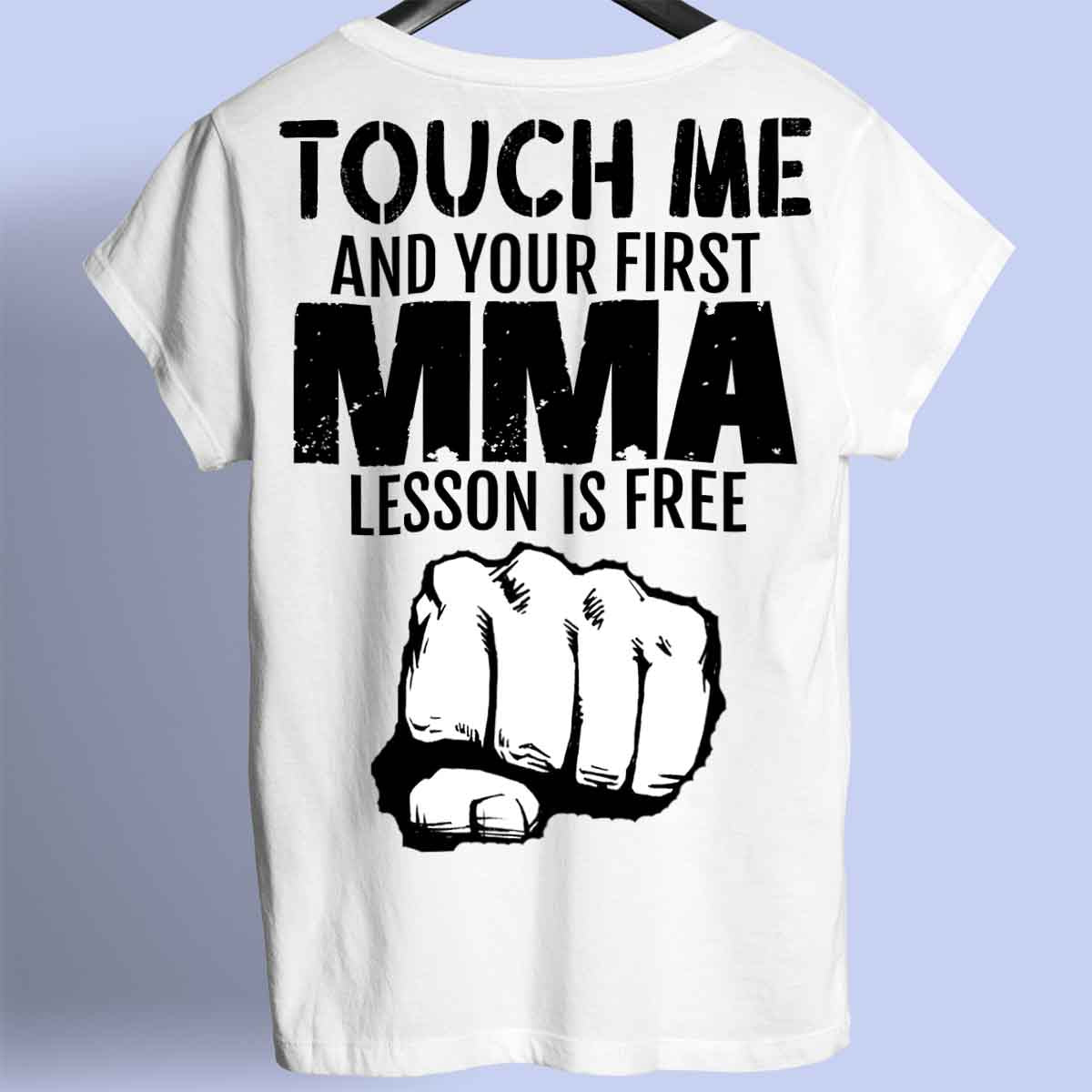 MMA - Premium shirt, unisex-rugafdruk