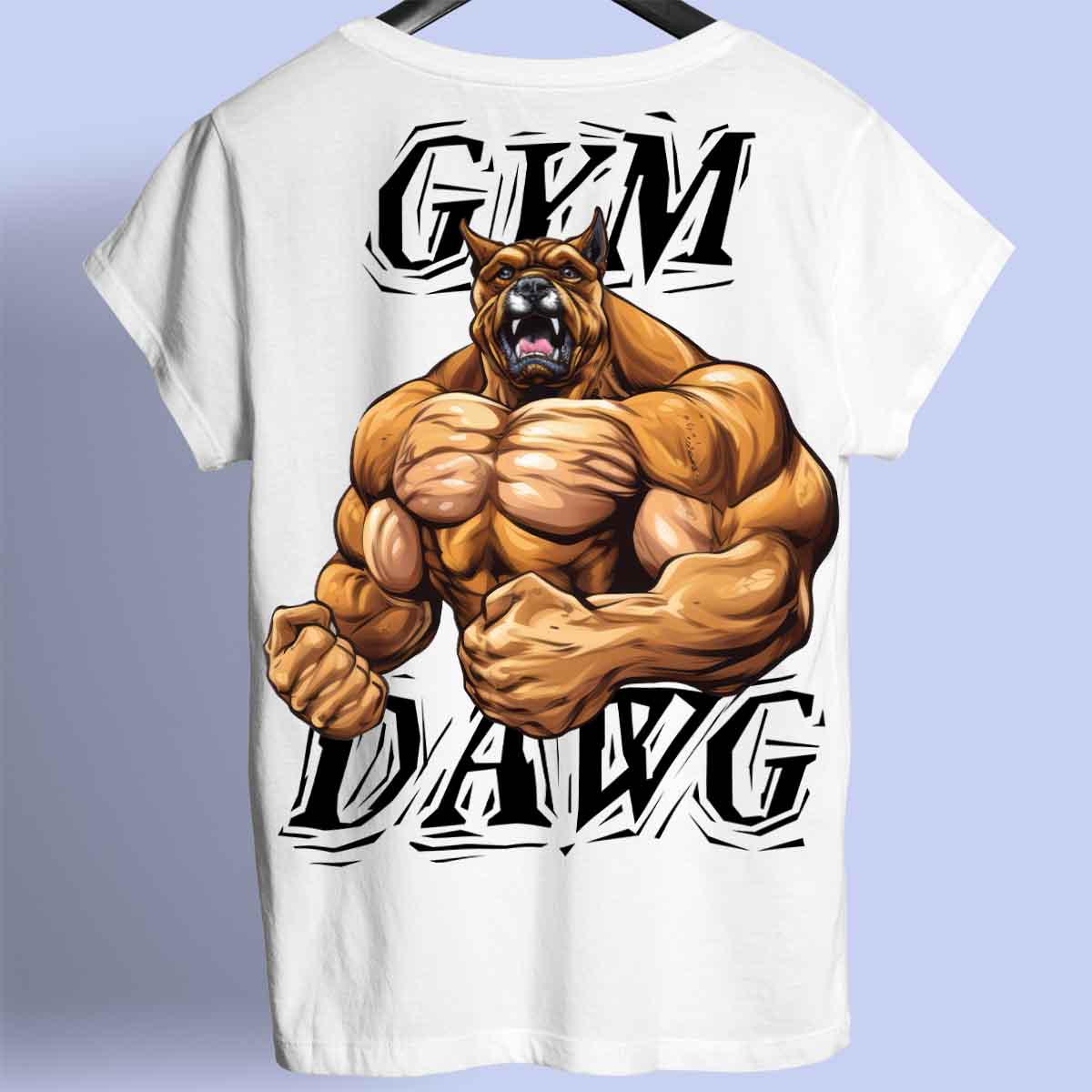 Gym Dawg - Premium T-shirt Unisex rugafdruk