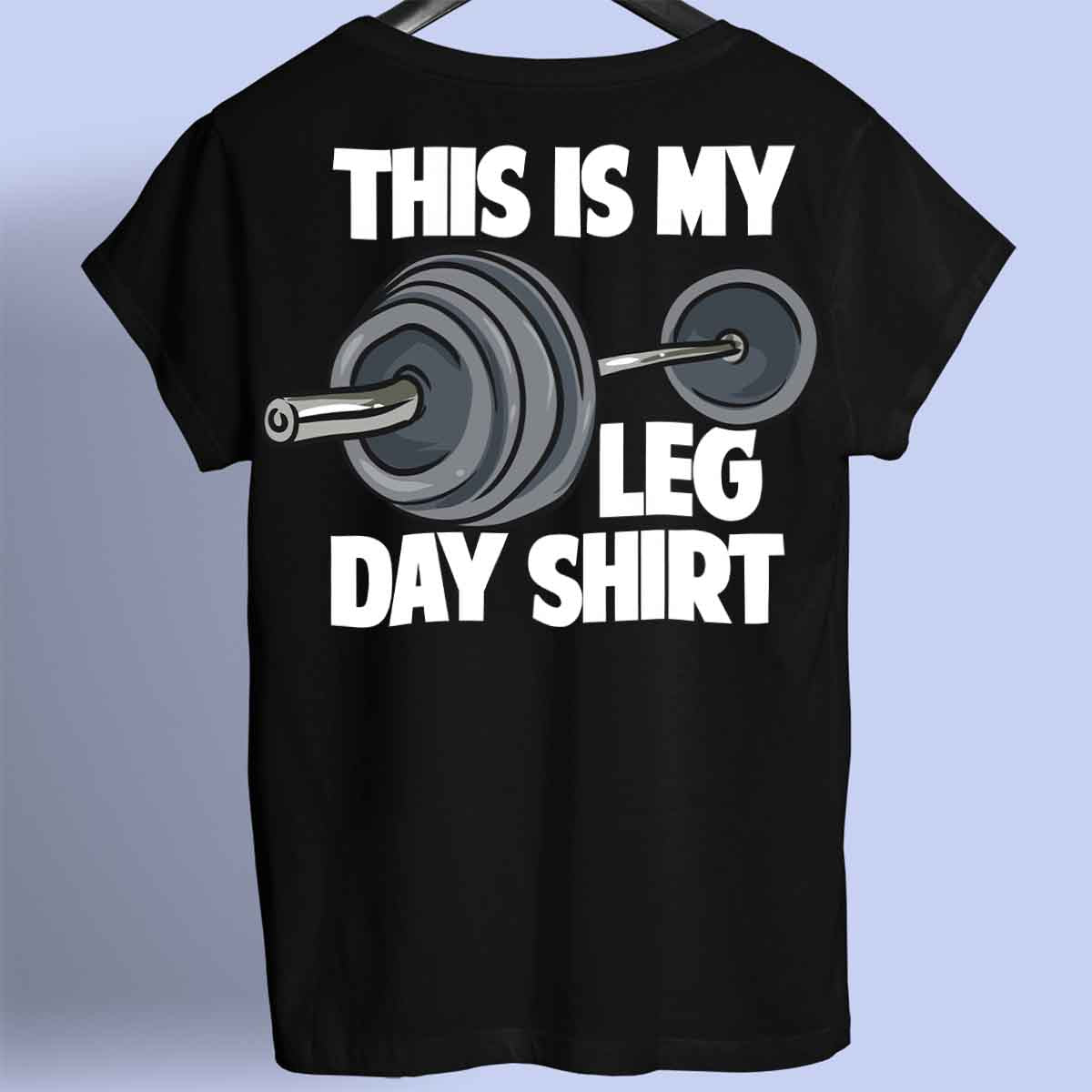 Leg Day-shirt - Premium T-shirt, unisex-rugafdruk