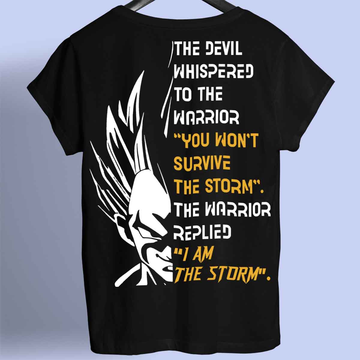 The Storm - Premium T-shirt, unisex-rugafdruk