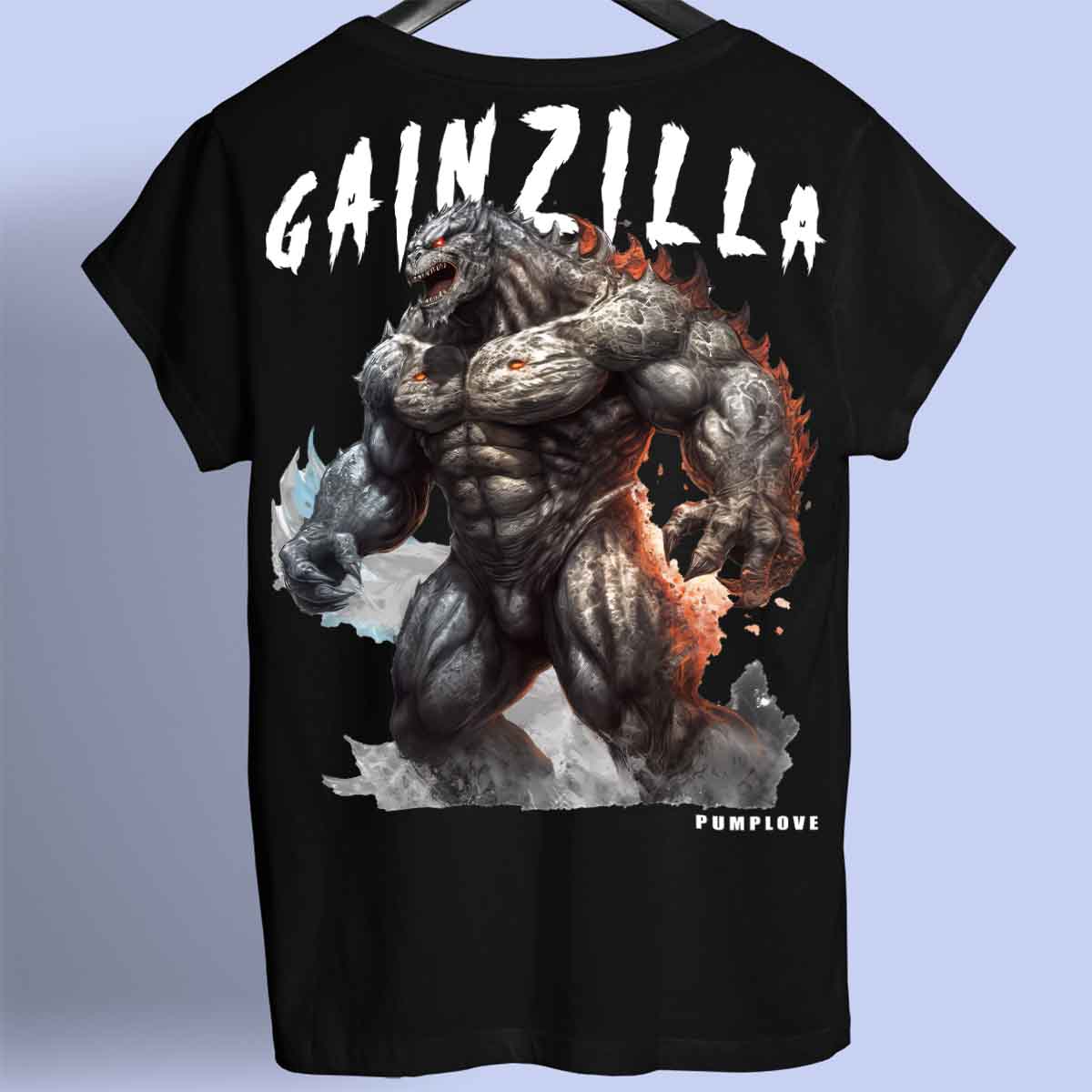 Gainzilla - Premium shirt, unisex-rugafdruk