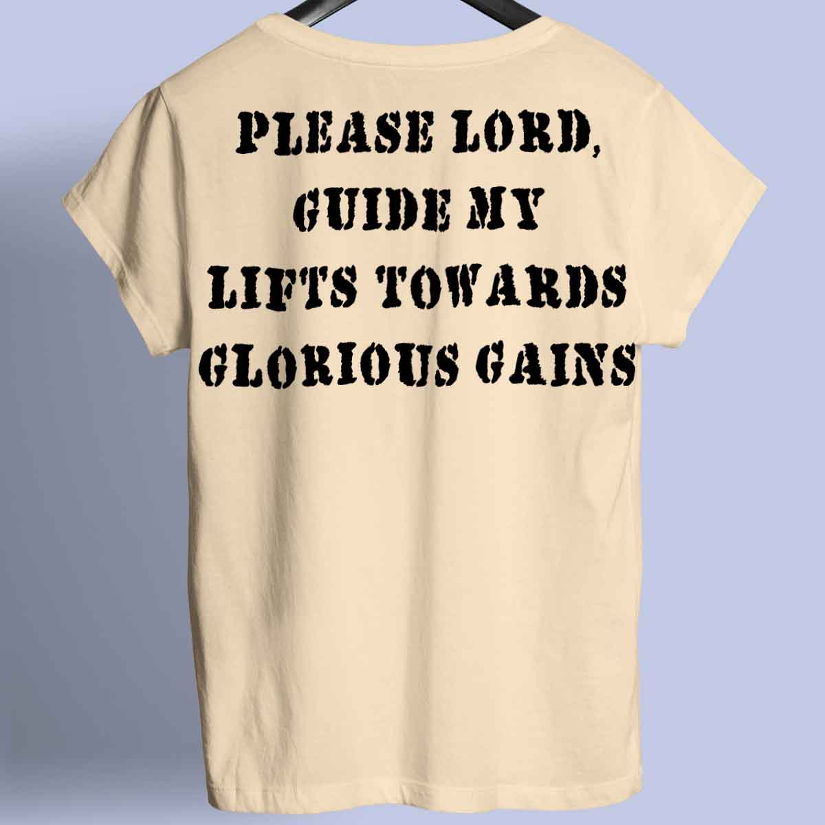 Glorious Gains - Premium shirt, unisex-rugafdruk