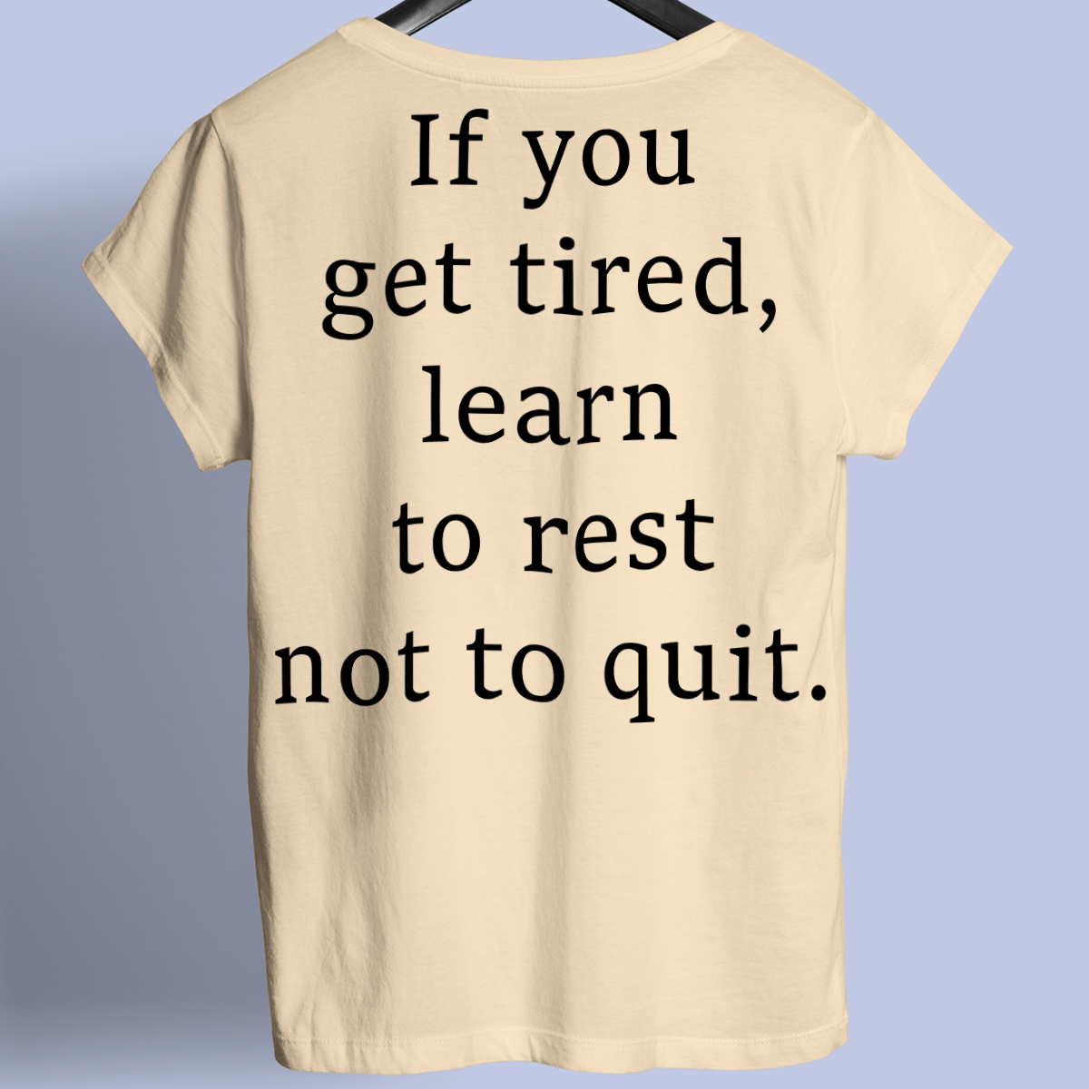 Tired - Premium Shirt Unisex Backprint