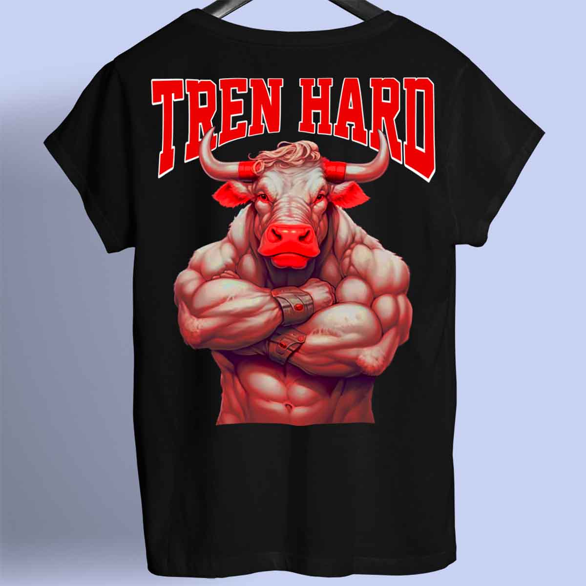 Tren Hard - Premium shirt, unisex-rugafdruk