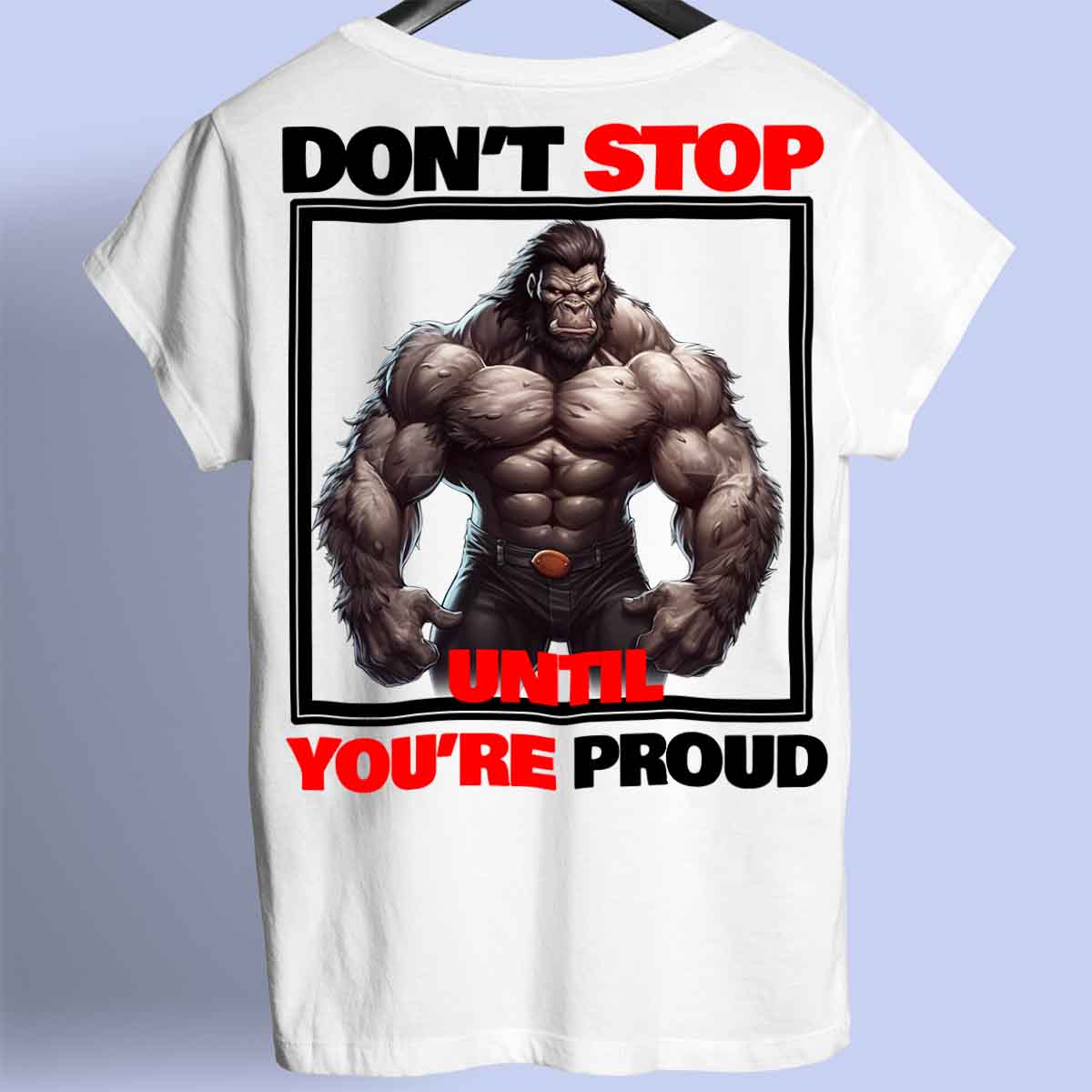 Proud - Premium Shirt Unisex Backprint