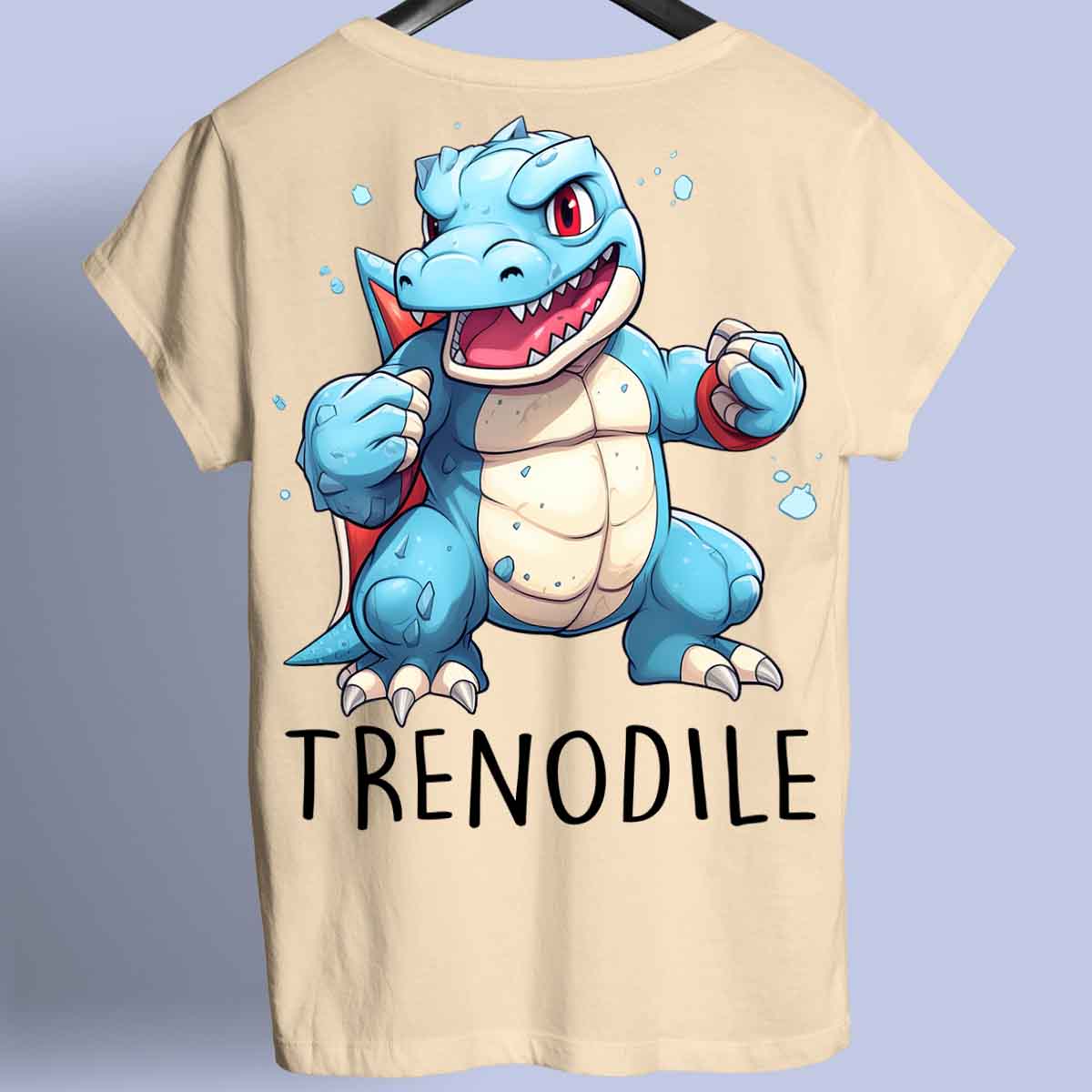 Trenodile - Premium T-shirt, unisex-rugafdruk