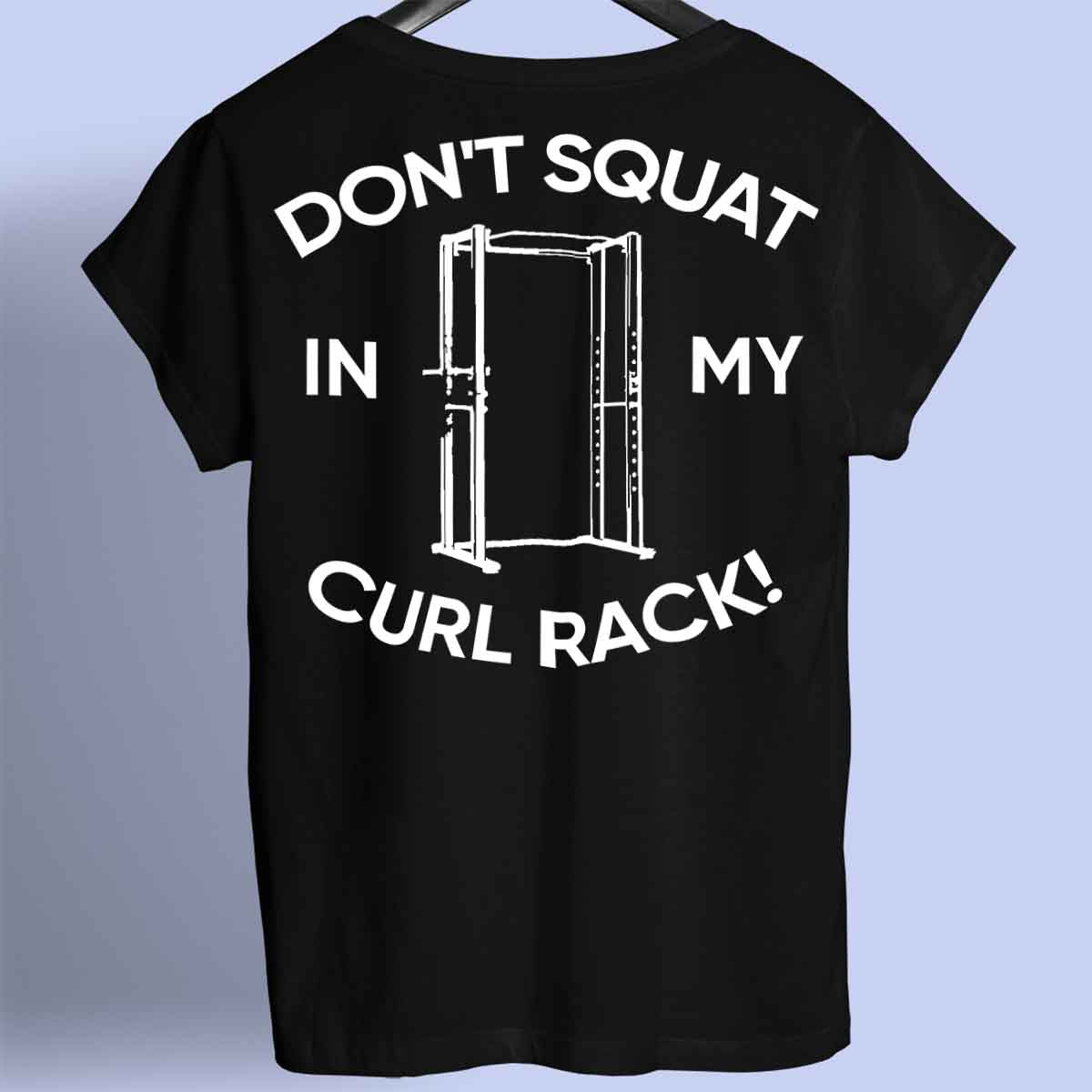 Curl Rack - Premium shirt, unisex-rugafdruk