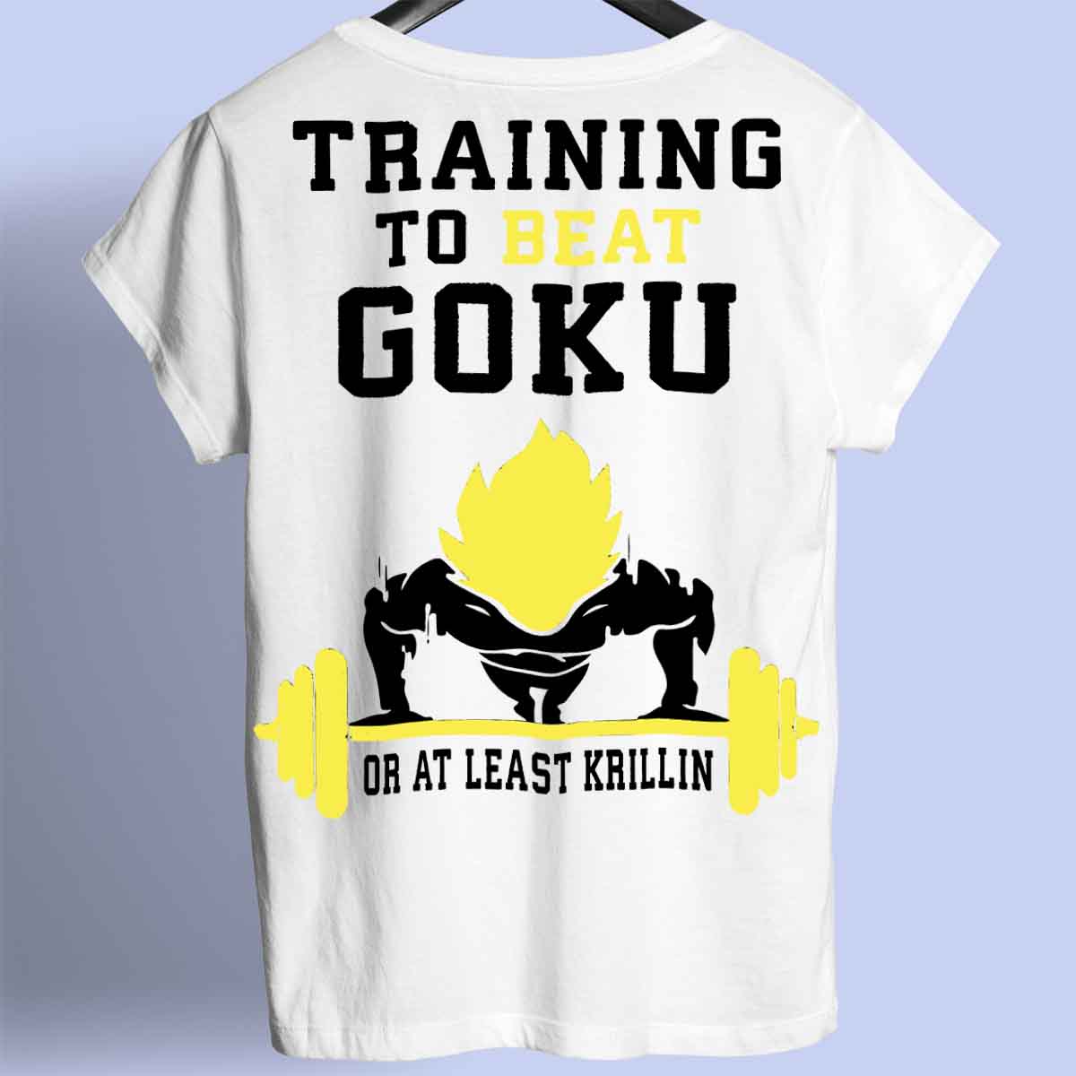 Beat Goku - Premium T-shirt Unisex rugafdruk