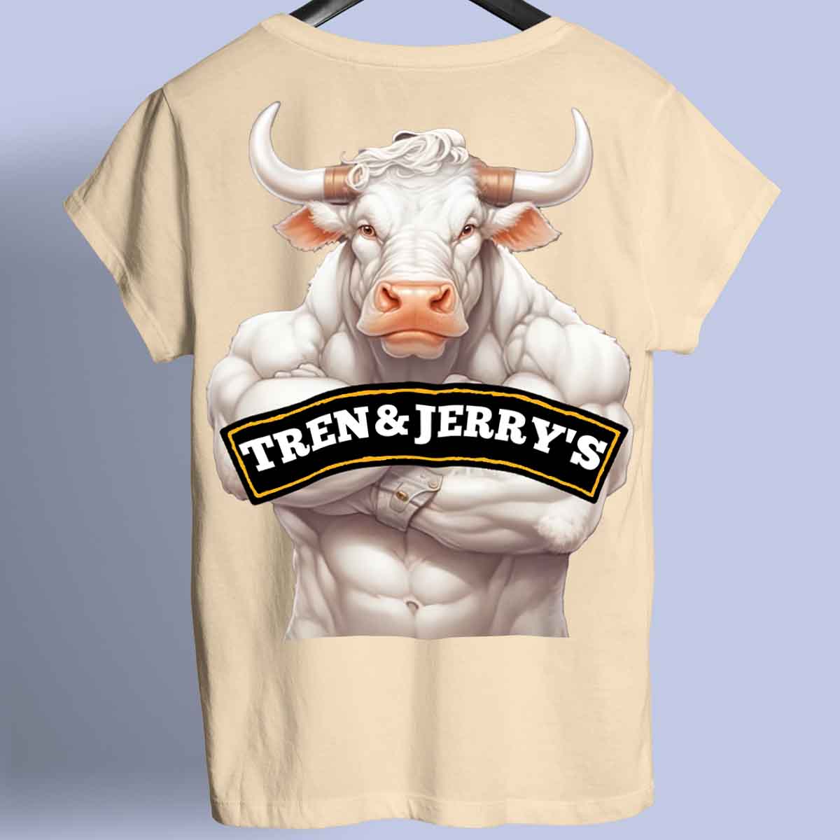 Tren&Jerry's - Premium shirt, unisex-rugafdruk