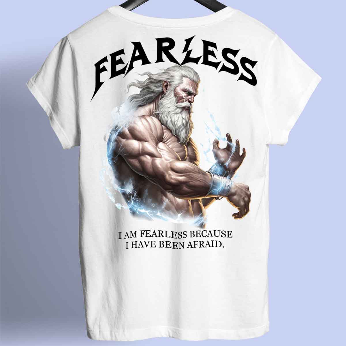 Fearless - Premium shirt, unisex-rugafdruk